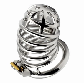 100mm Steel Male Cock Belt Cage Toy