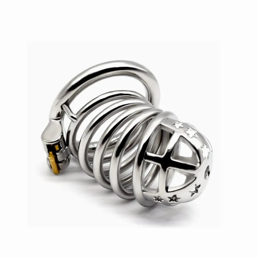 100mm Steel Male Cock Belt Cage Toy
