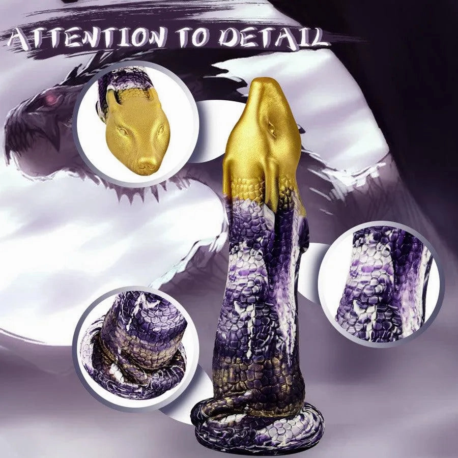 7 Inches Silicone Monster Suction Cup Dildo