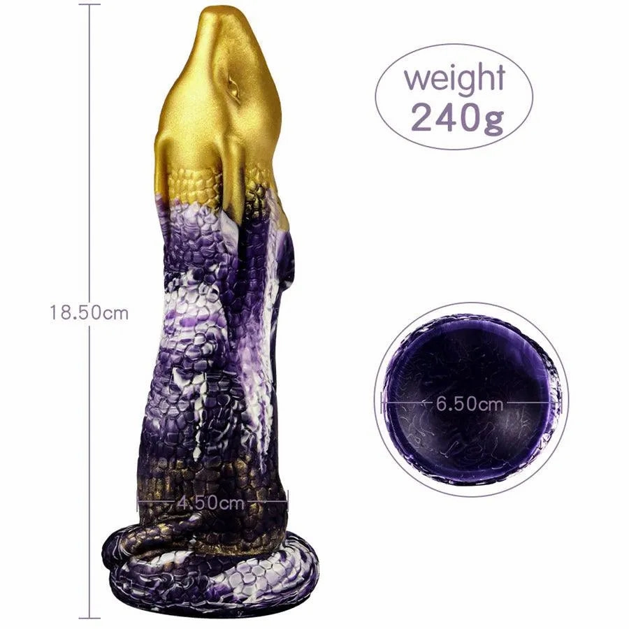 7 Inches Silicone Monster Suction Cup Dildo