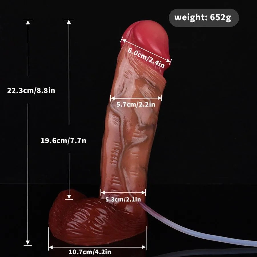 8.8 Inches Lifelike Cum Dildo