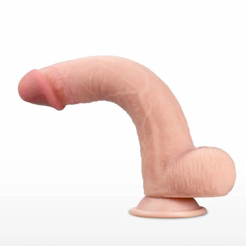 9 Inches Sliding Skin Dual Layer Dildo