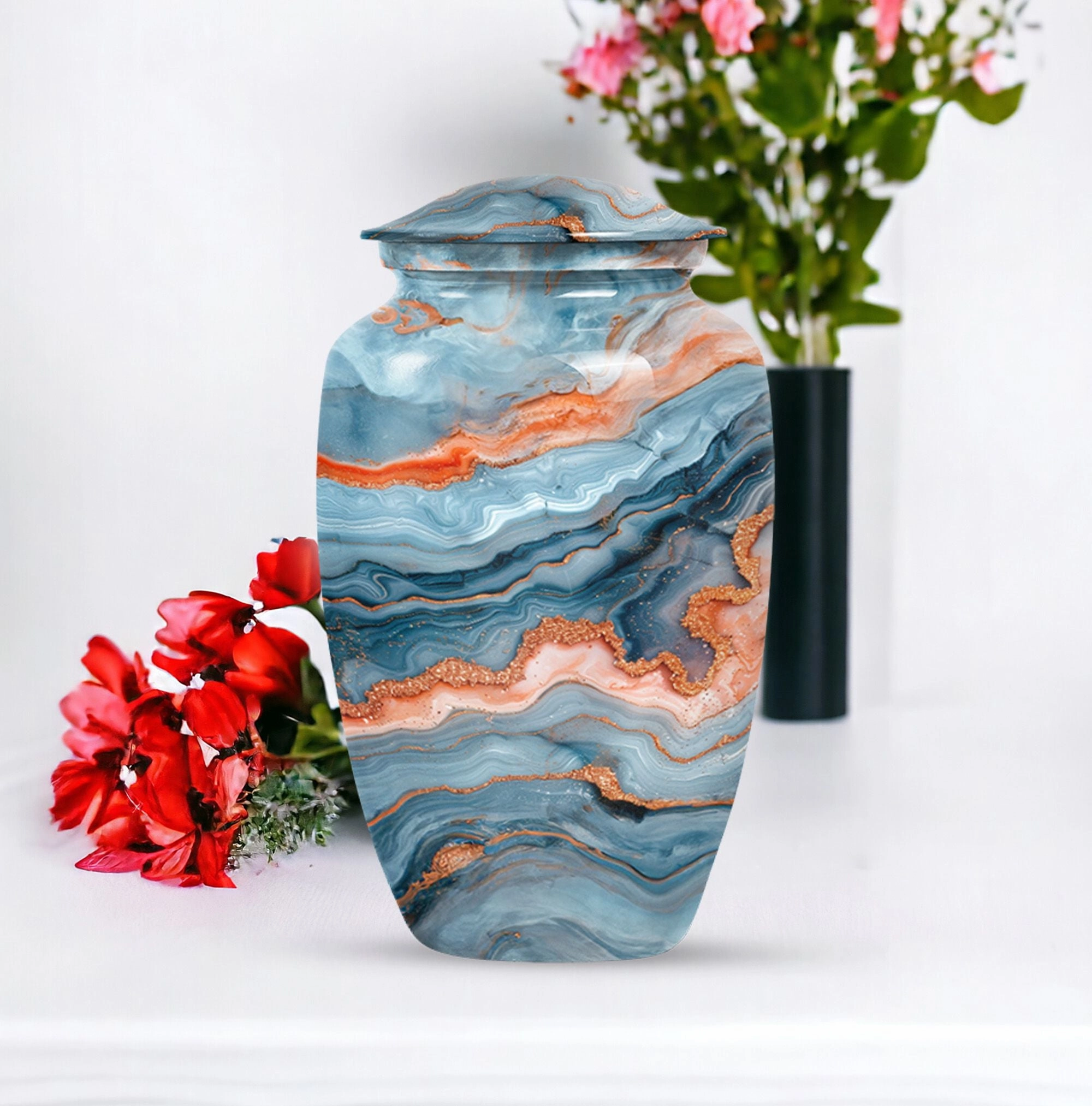 Abstract Haven: Large, Women's Transcendent Burial Urn