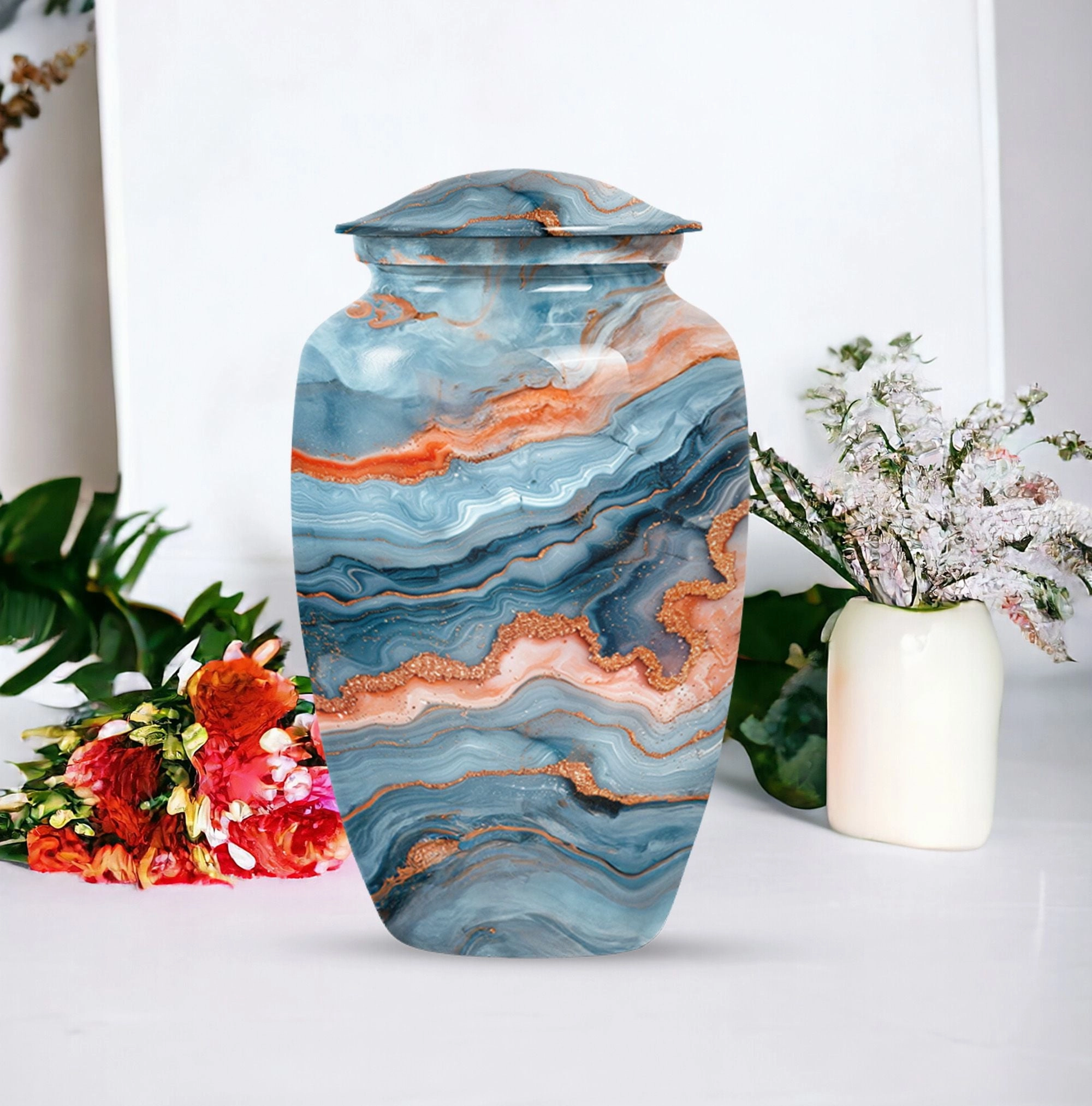 Abstract Haven: Large, Women's Transcendent Burial Urn