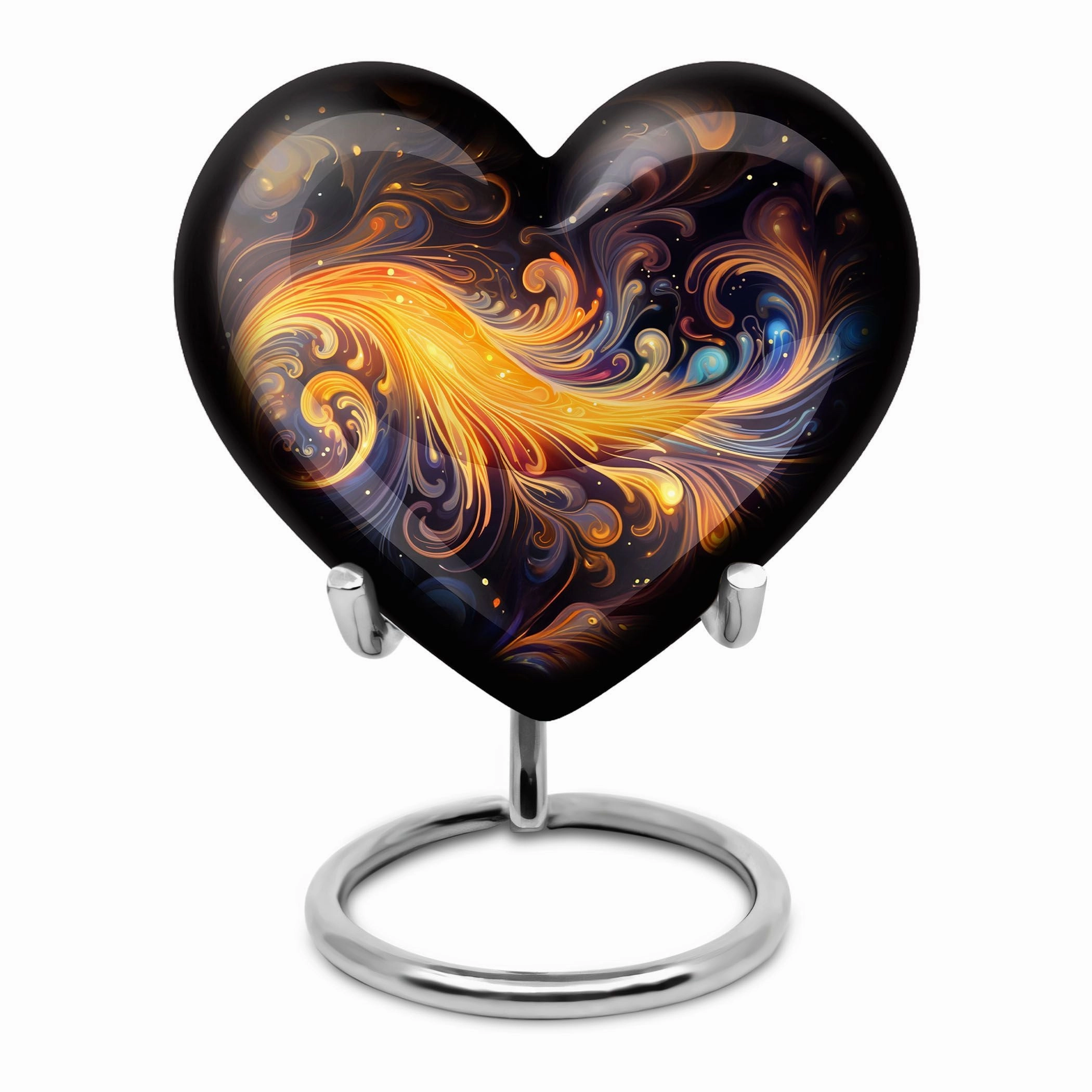 Abstract Large Memorial Urn for Adult Human Ashes