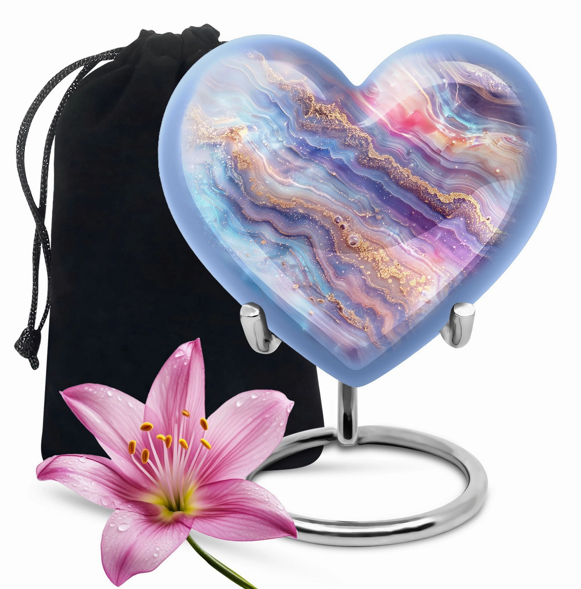 Abstract Memorial Urn - A Majestic Tribute for Male Adult