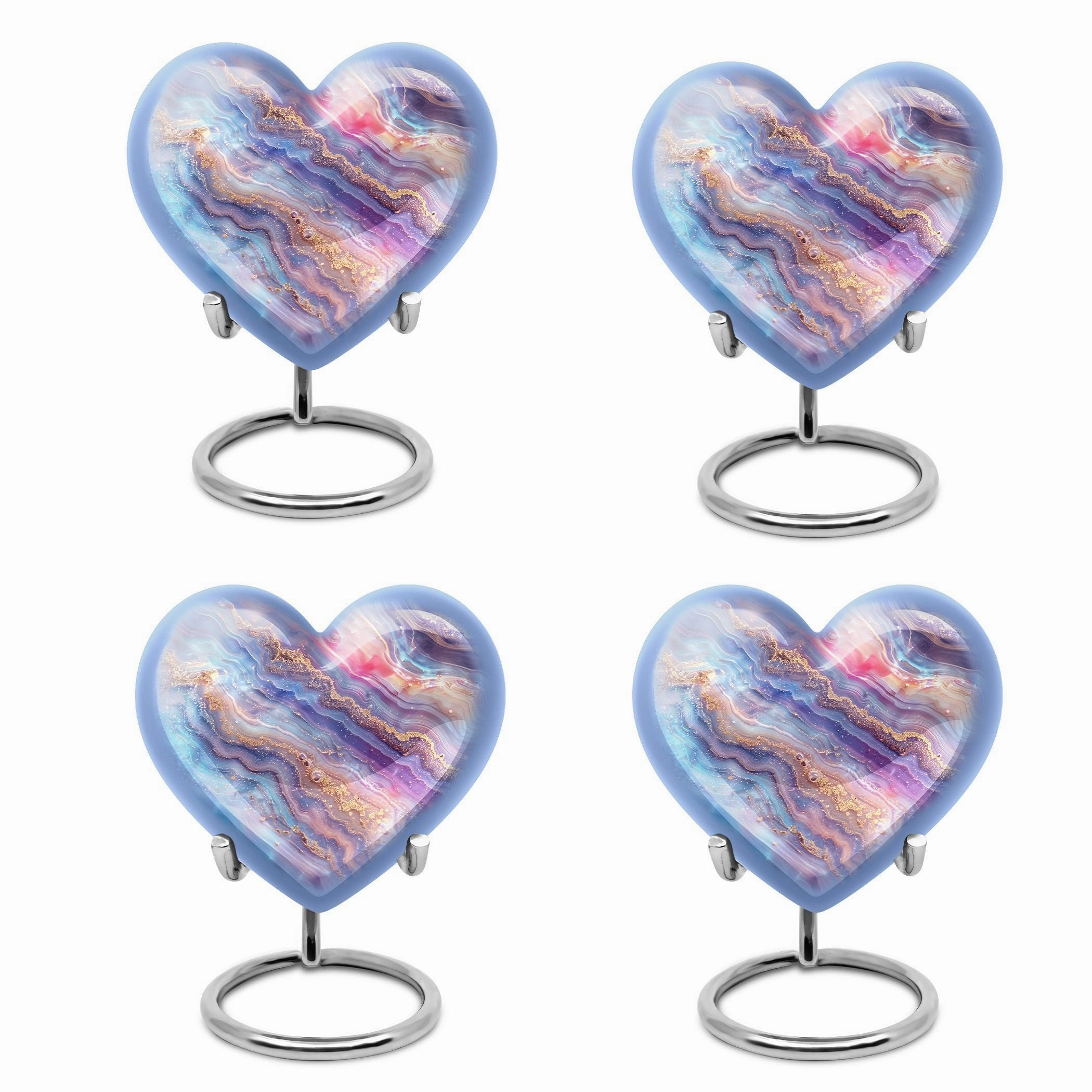 Abstract Memorial Urn - A Majestic Tribute for Male Adult