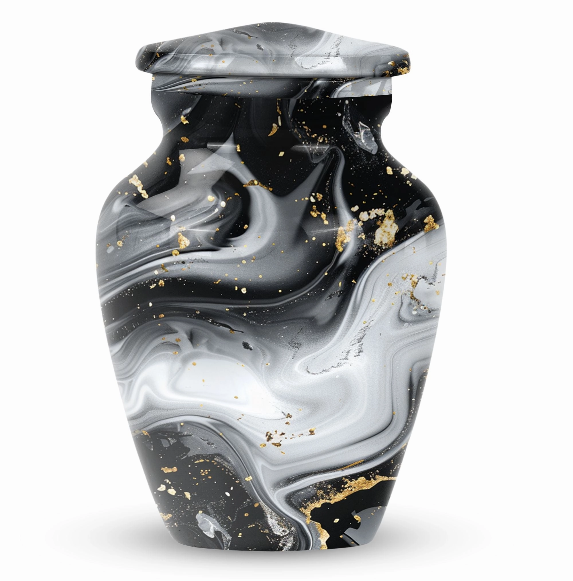 Abstract Urn: Heirloom-Quality Adult Male Cremation Masterpiece