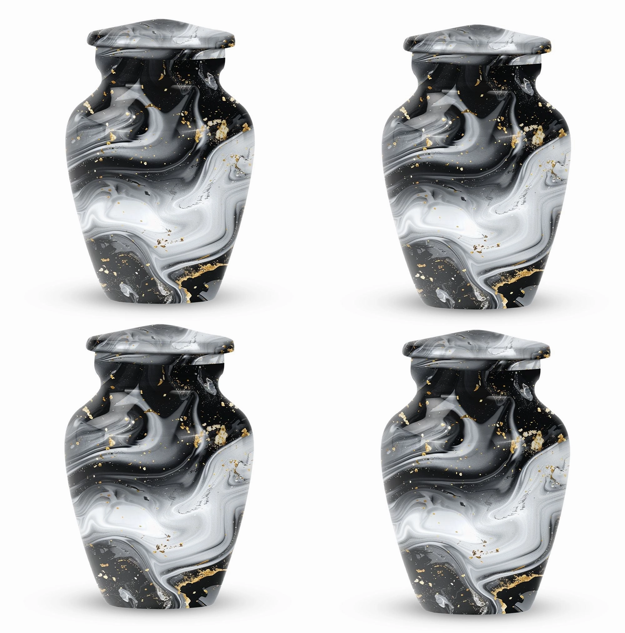 Abstract Urn: Heirloom-Quality Adult Male Cremation Masterpiece