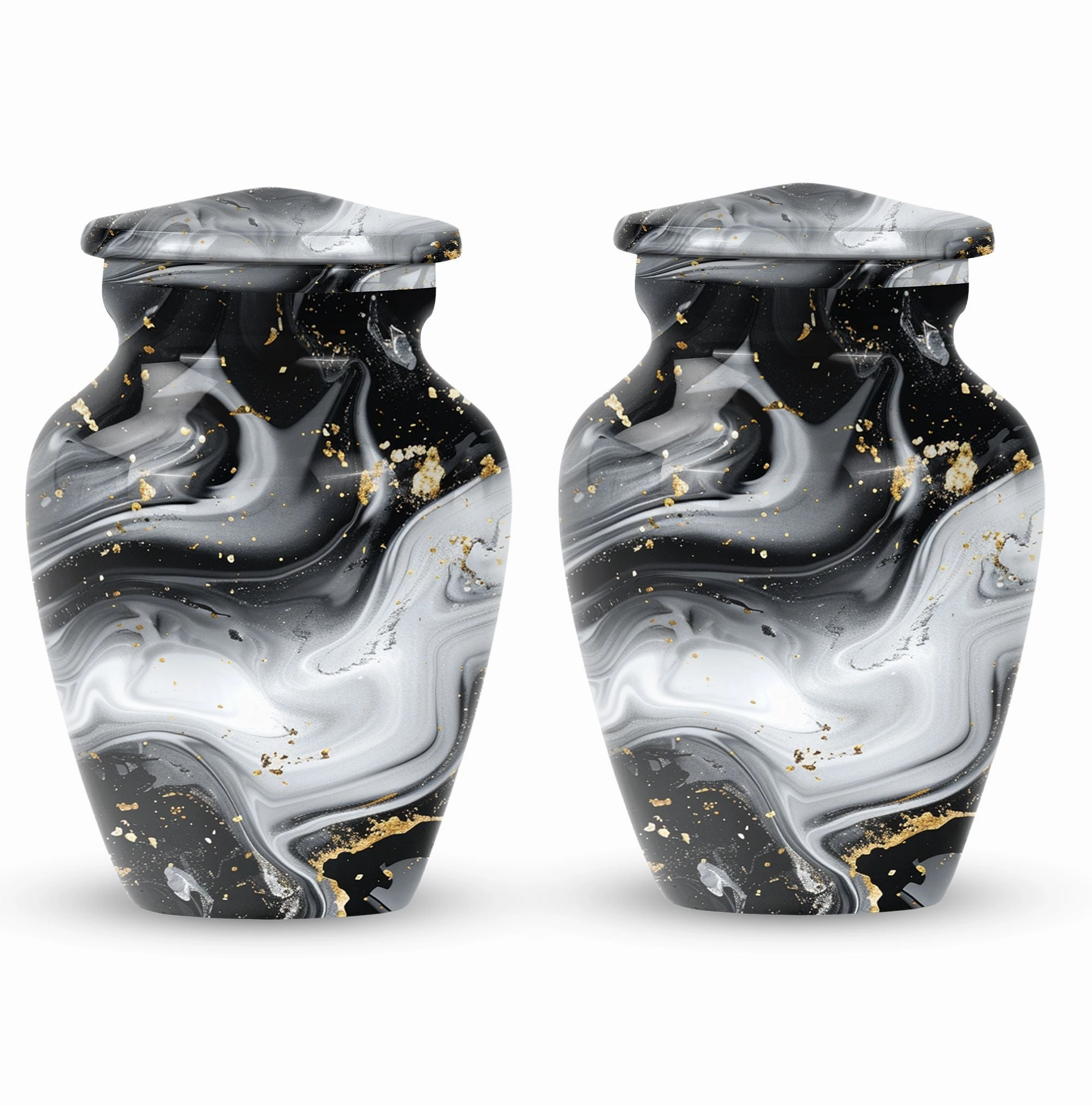 Abstract Urn: Heirloom-Quality Adult Male Cremation Masterpiece