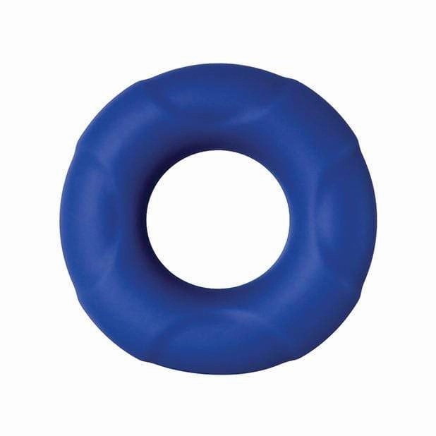 Adam & Eve - Big Man Silicone Cock Ring (Blue)