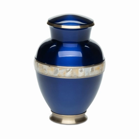ADULT - Brass Urn -5000-1 - High-gloss Mother of Pearl