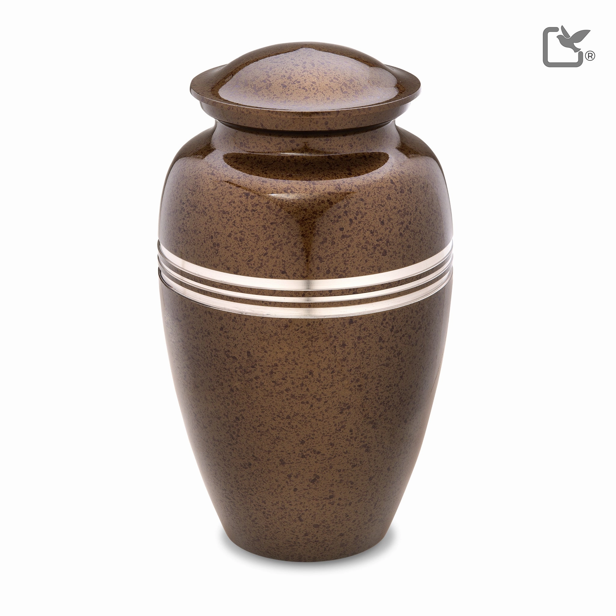 Adult Speckled Auburn Cremation Urn - COMFORT by LoveUrns