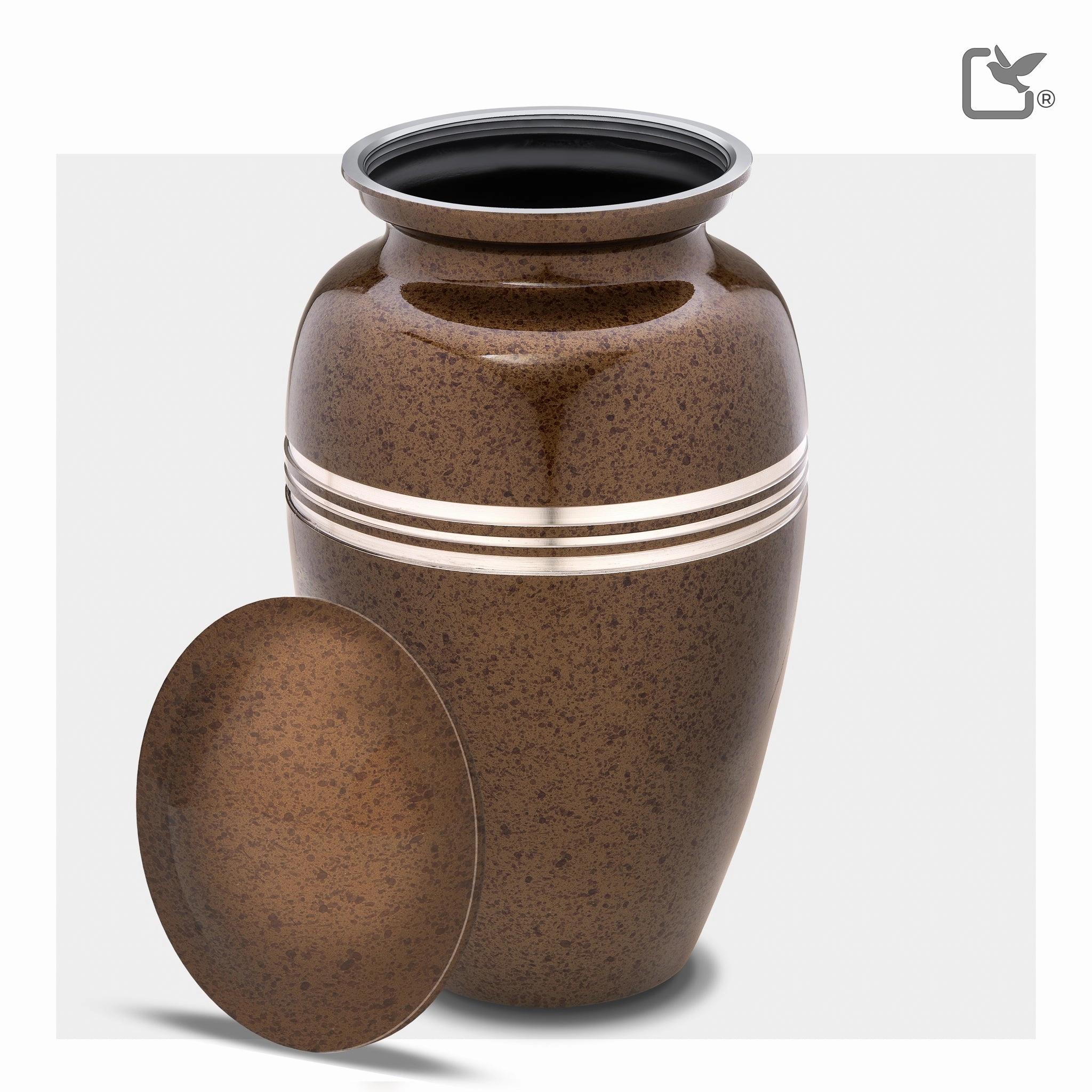 Adult Speckled Auburn Cremation Urn - COMFORT by LoveUrns