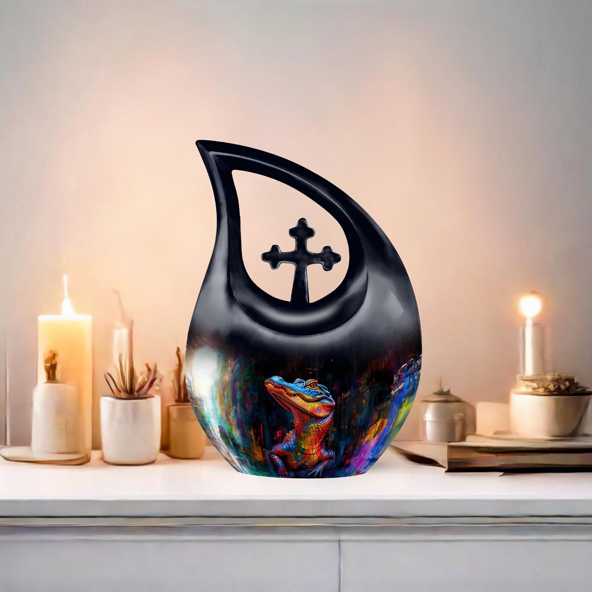 Alligator Legacy - Large Cremation Urn for Adult Human Ashes