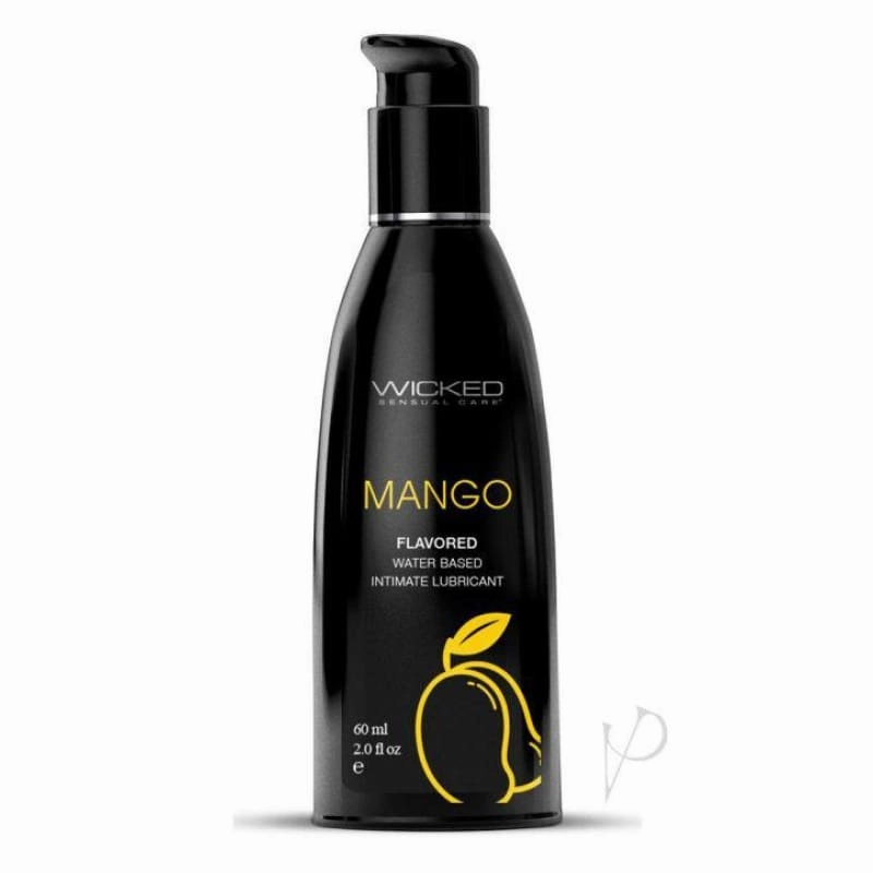 Aqua Mango Water Flavored Water- Based Lubricant - 2  Fl Oz/60ml