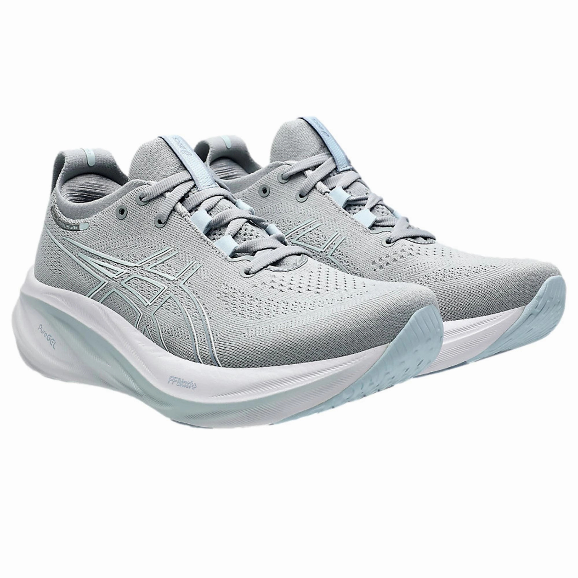 Asics GEL-Nimbus 26 Piedmont Grey / Grey Blue  1012B601-022 Women's