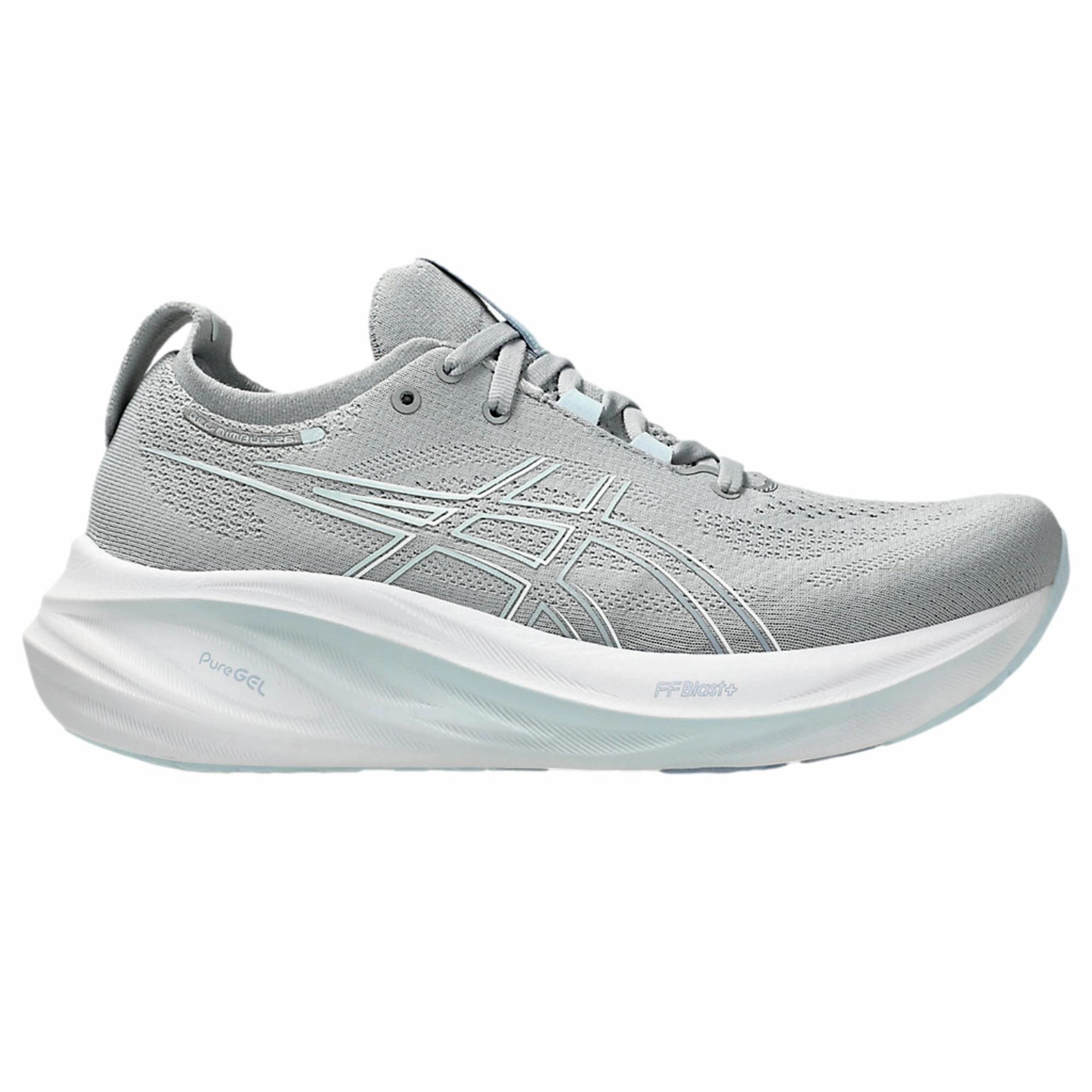 Asics GEL-Nimbus 26 Piedmont Grey / Grey Blue  1012B601-022 Women's