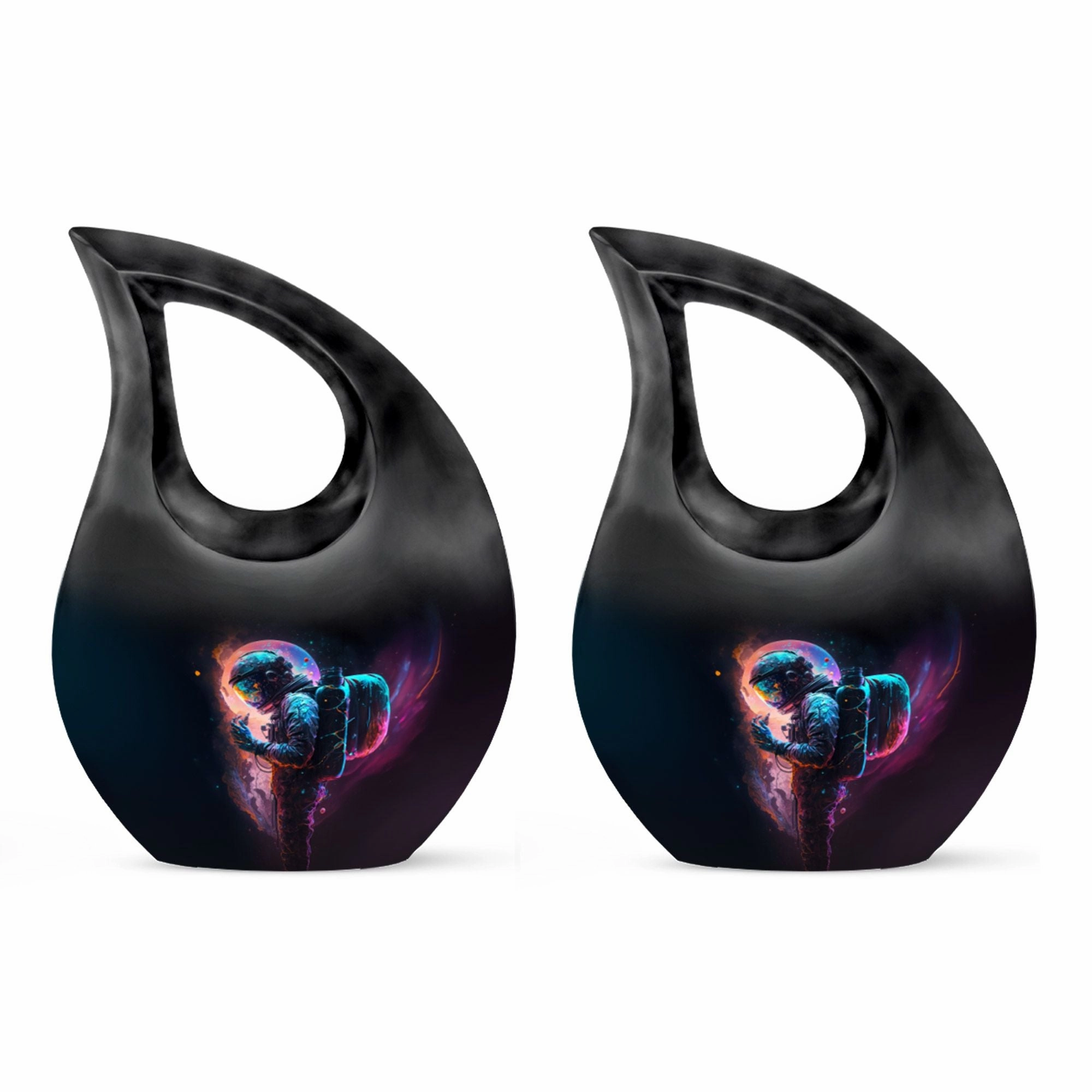 Astronaut-Themed Eternal Galaxy Memorial Adult Cremation Urn