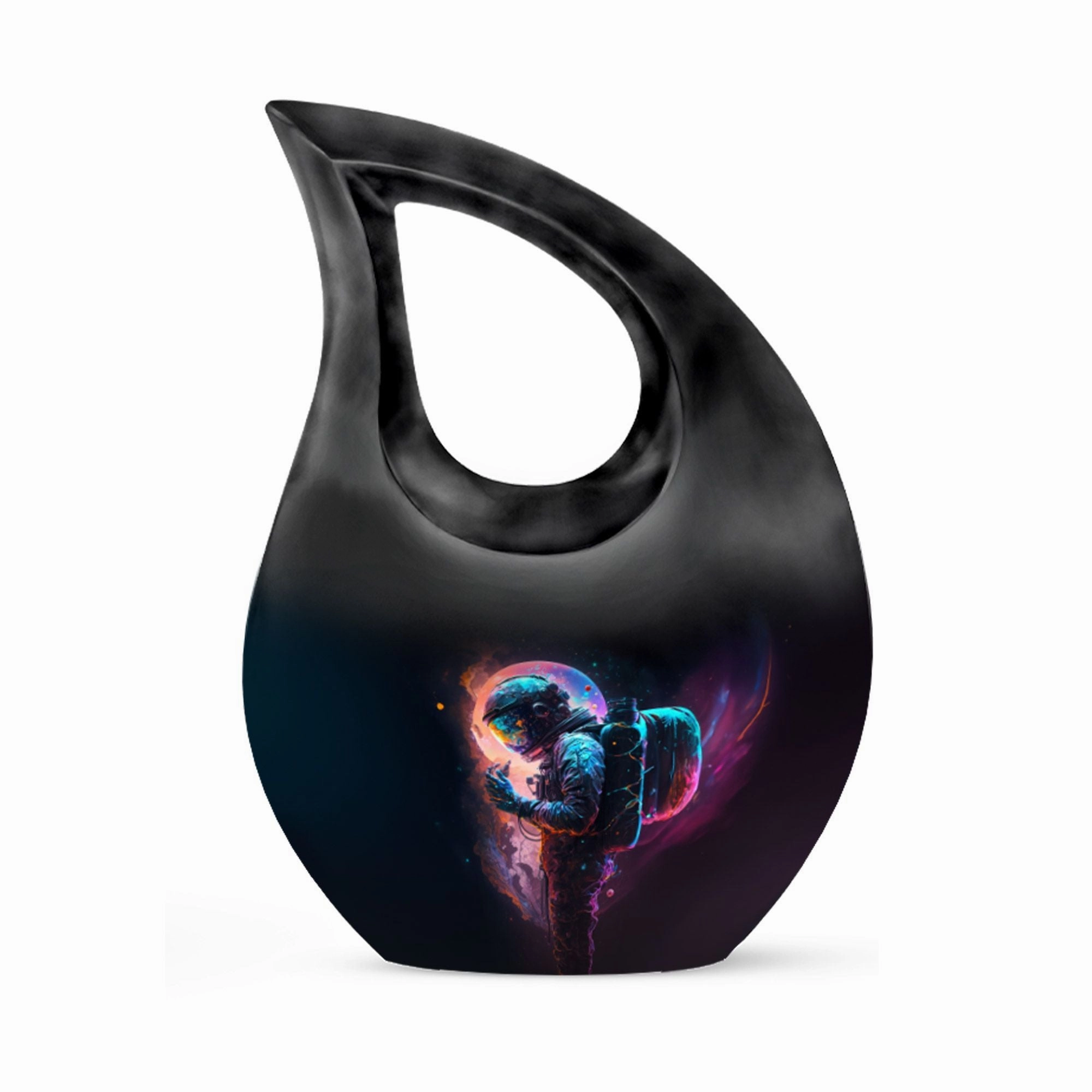 Astronaut-Themed Eternal Galaxy Memorial Adult Cremation Urn