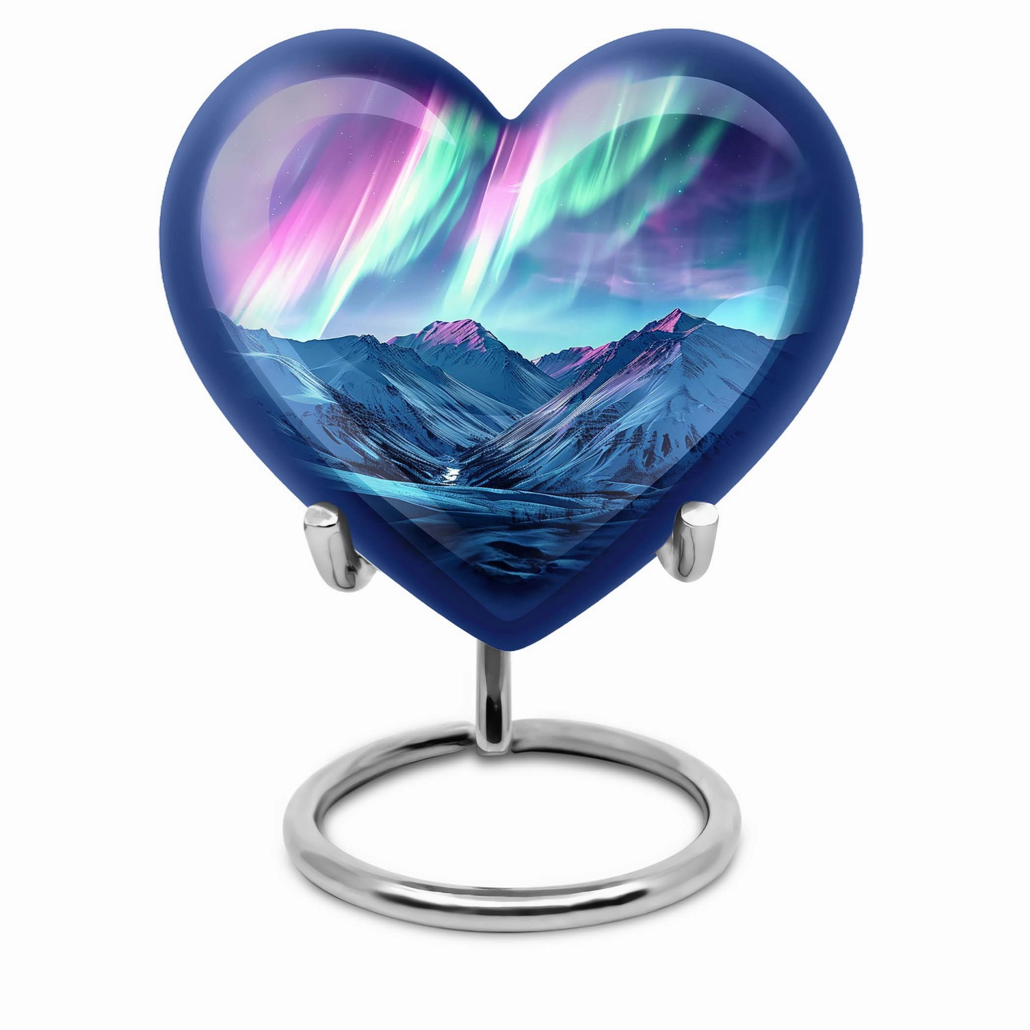 AURORA Luminescence: Personalized Memorial Urn for Ash
