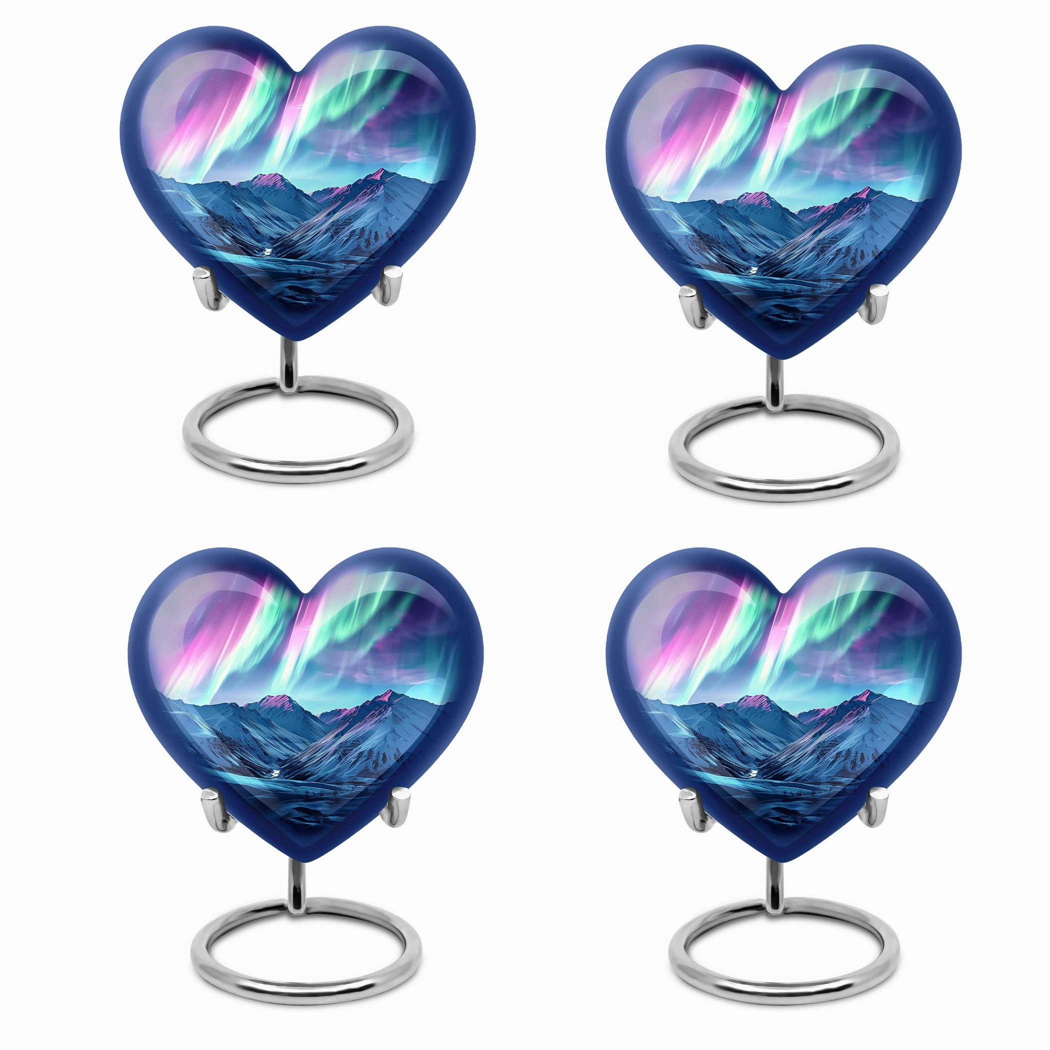 AURORA Luminescence: Personalized Memorial Urn for Ash