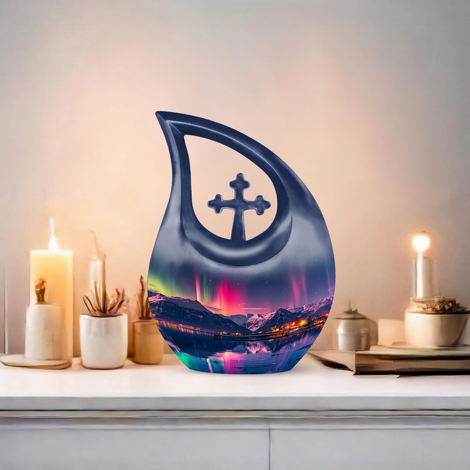 Aurora Urn -  Container For Cremated Adult Human Ashes