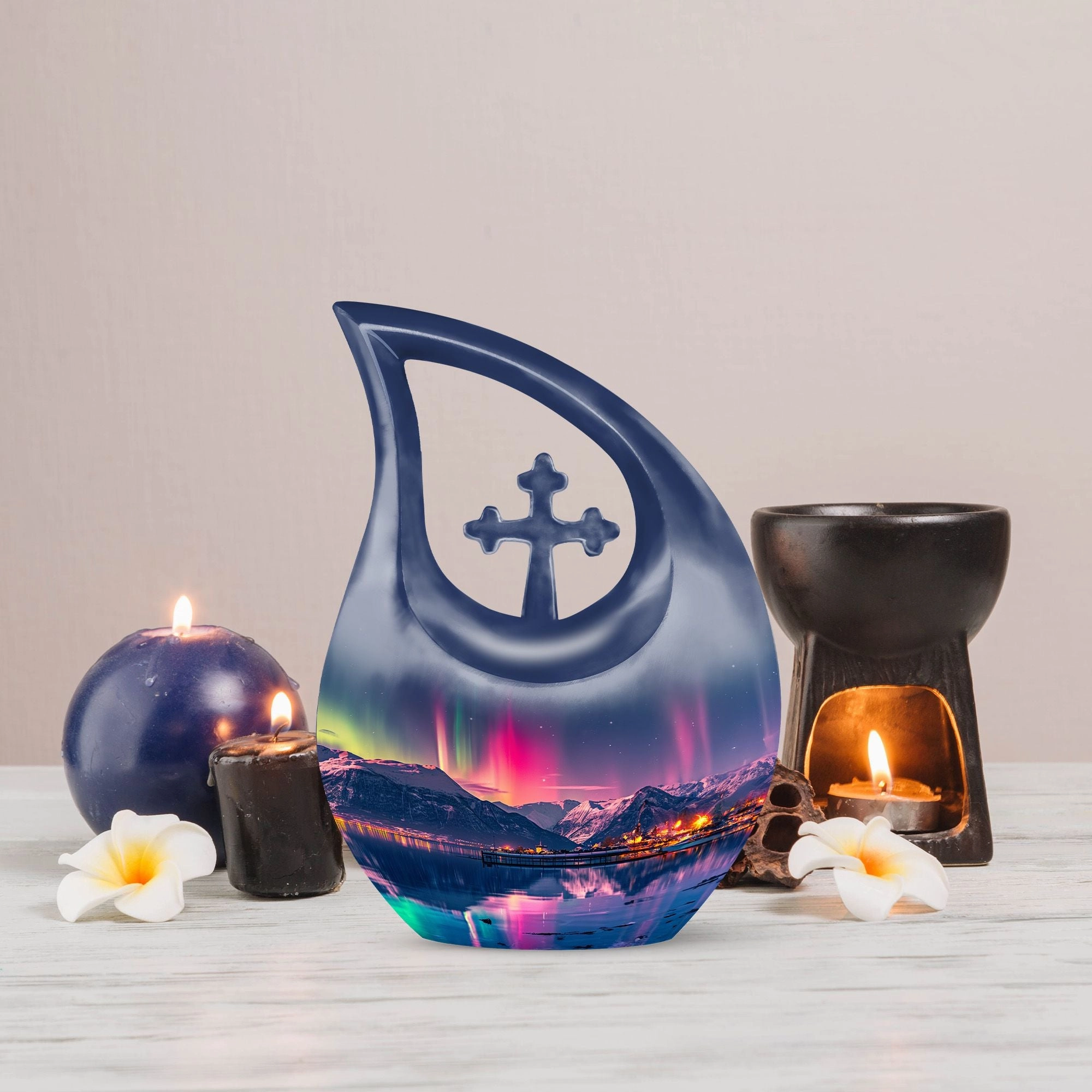 Aurora Urn -  Container For Cremated Adult Human Ashes