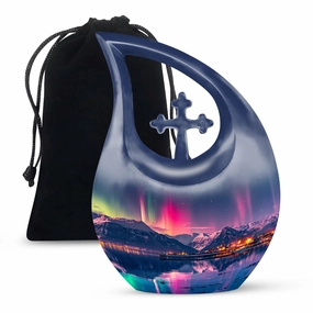 Aurora Urn -  Container For Cremated Adult Human Ashes