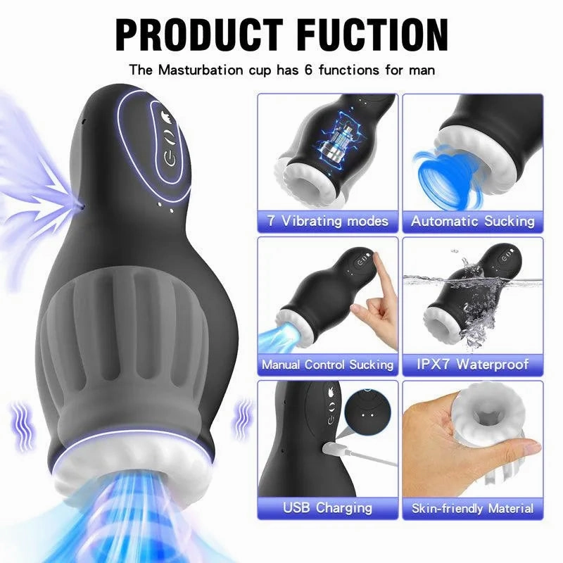 Automatic Cock Milking Machine Toy for Men