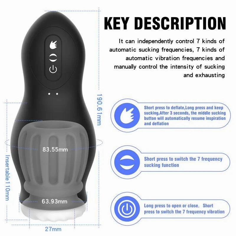 Automatic Cock Milking Machine Toy for Men