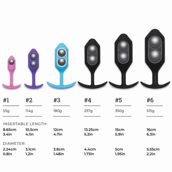 B-Vibe - Snug Plug Weighted Silicone Anal Plug