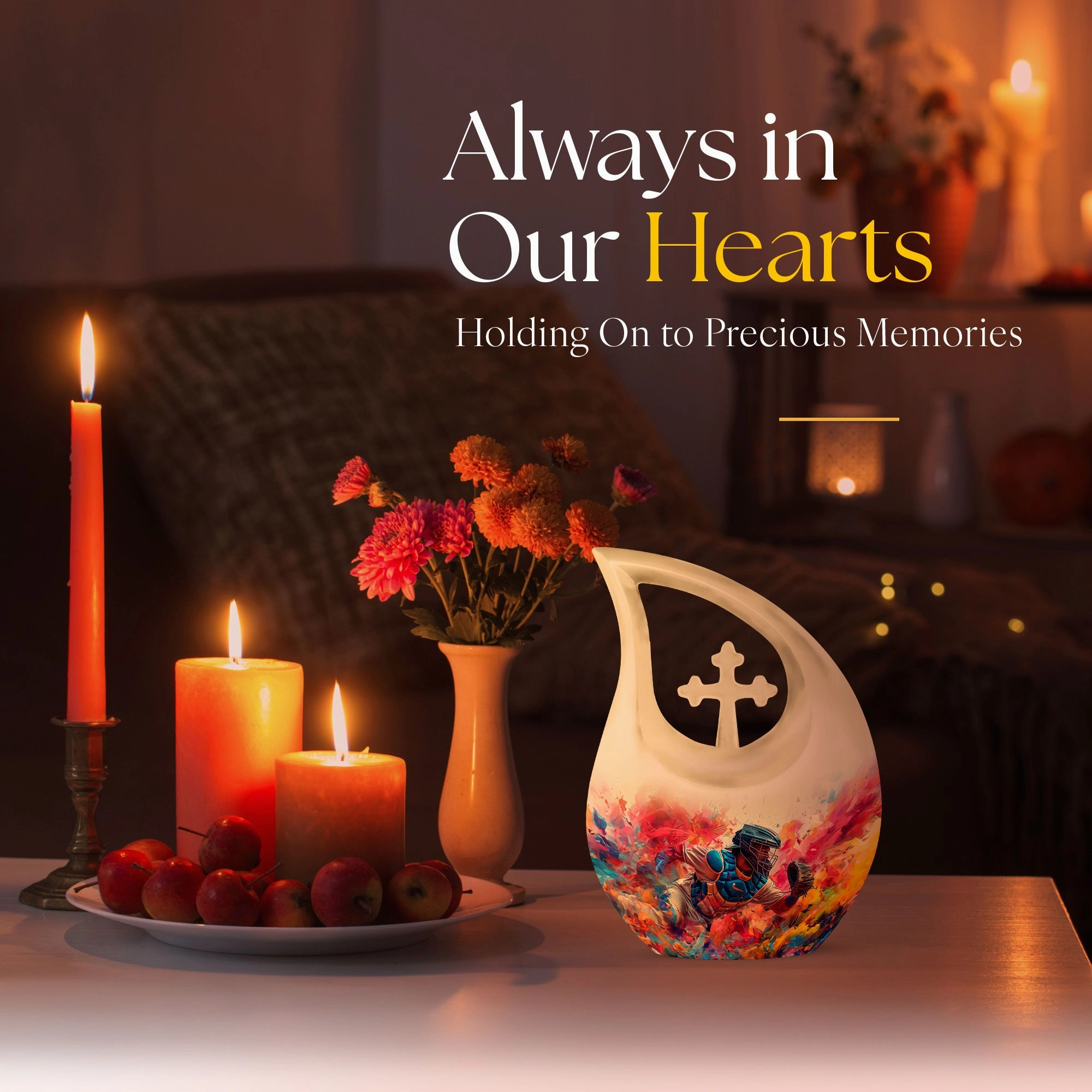 Baseball Cremation Urn - Adult Cremation Urn For Human Ashes