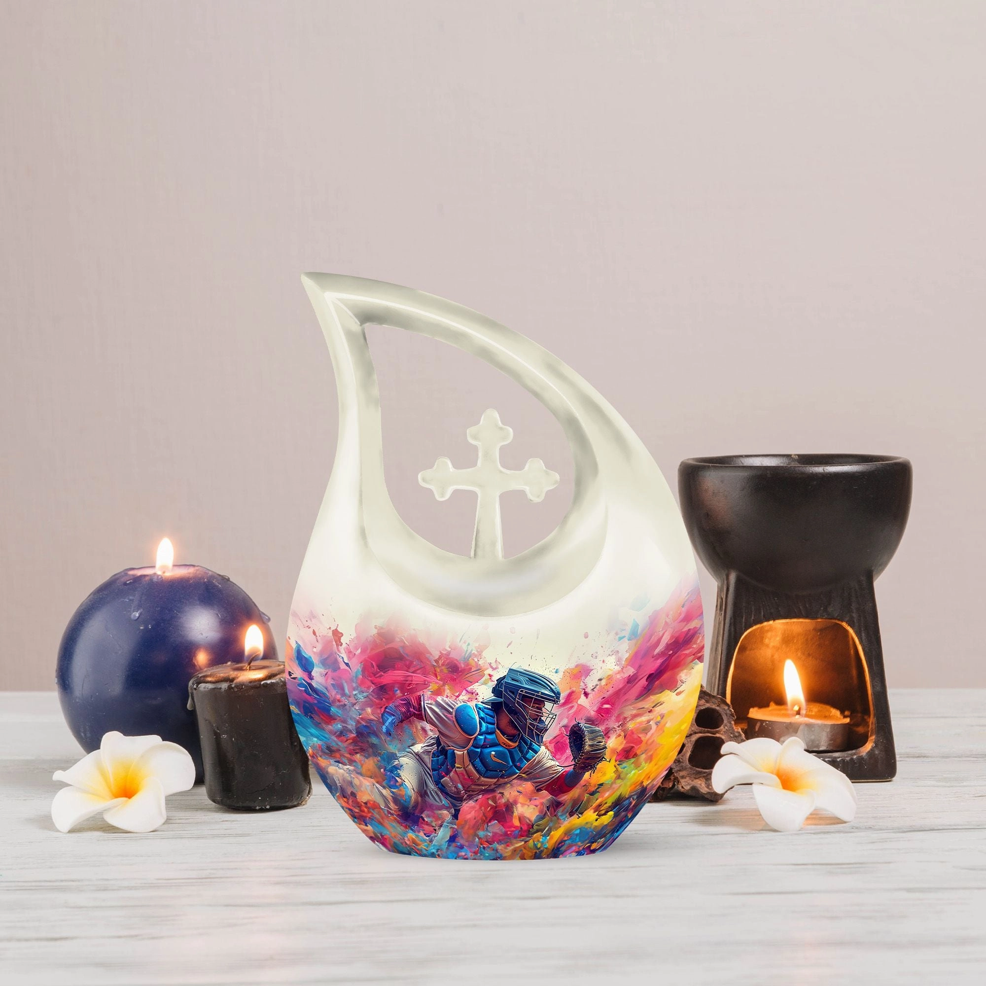 Baseball Cremation Urn - Adult Cremation Urn For Human Ashes
