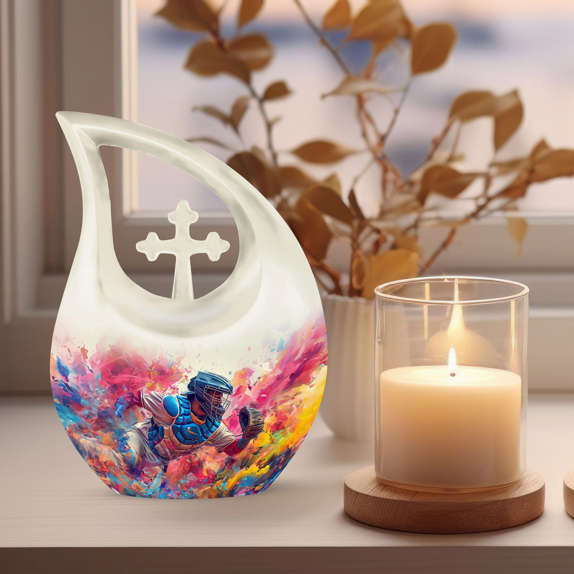 Baseball Cremation Urn - Adult Cremation Urn For Human Ashes
