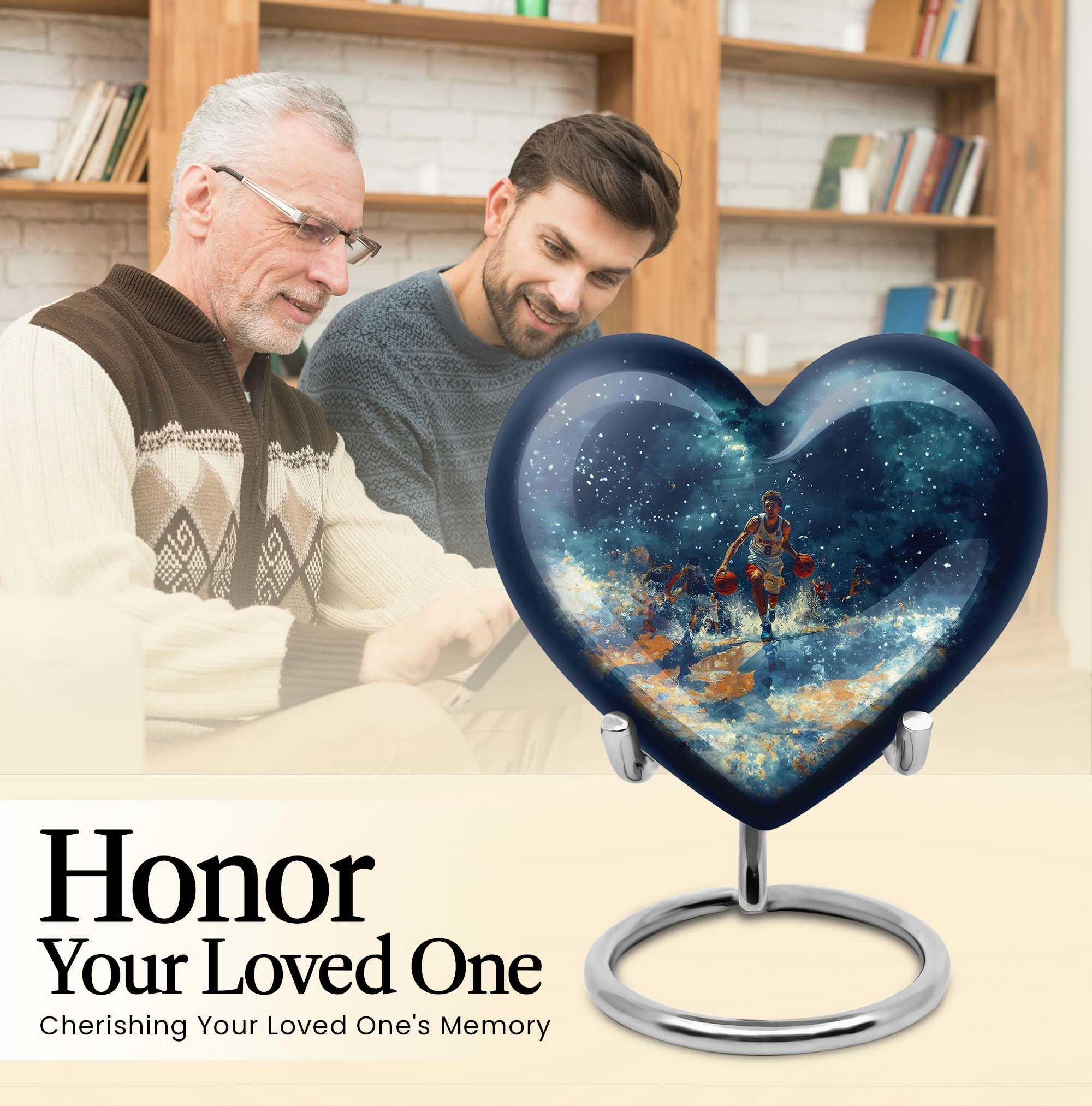Basketball Cremation Urn A Keepsake Memorial for Adult Males