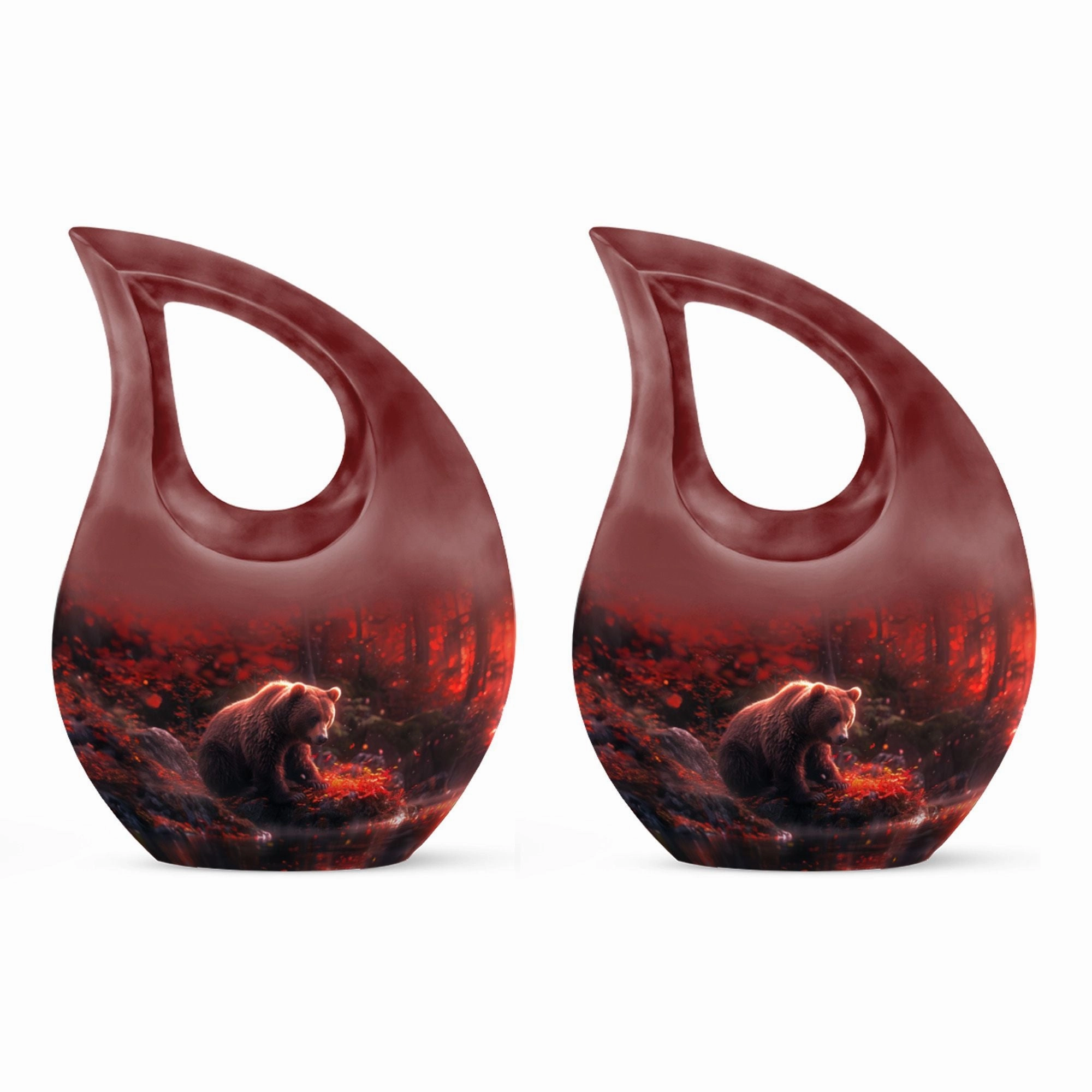 Bear Urn - Adult Cremation Urn For Human Ashes Remans