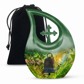 Bell Urn - Container For Cremated Adult Human Ashes