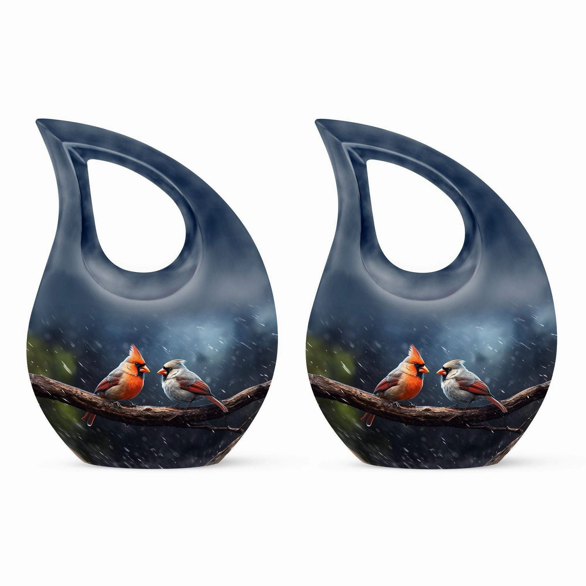 Bird Memorial Urn:  Container For Cremated Adult Human Ashes