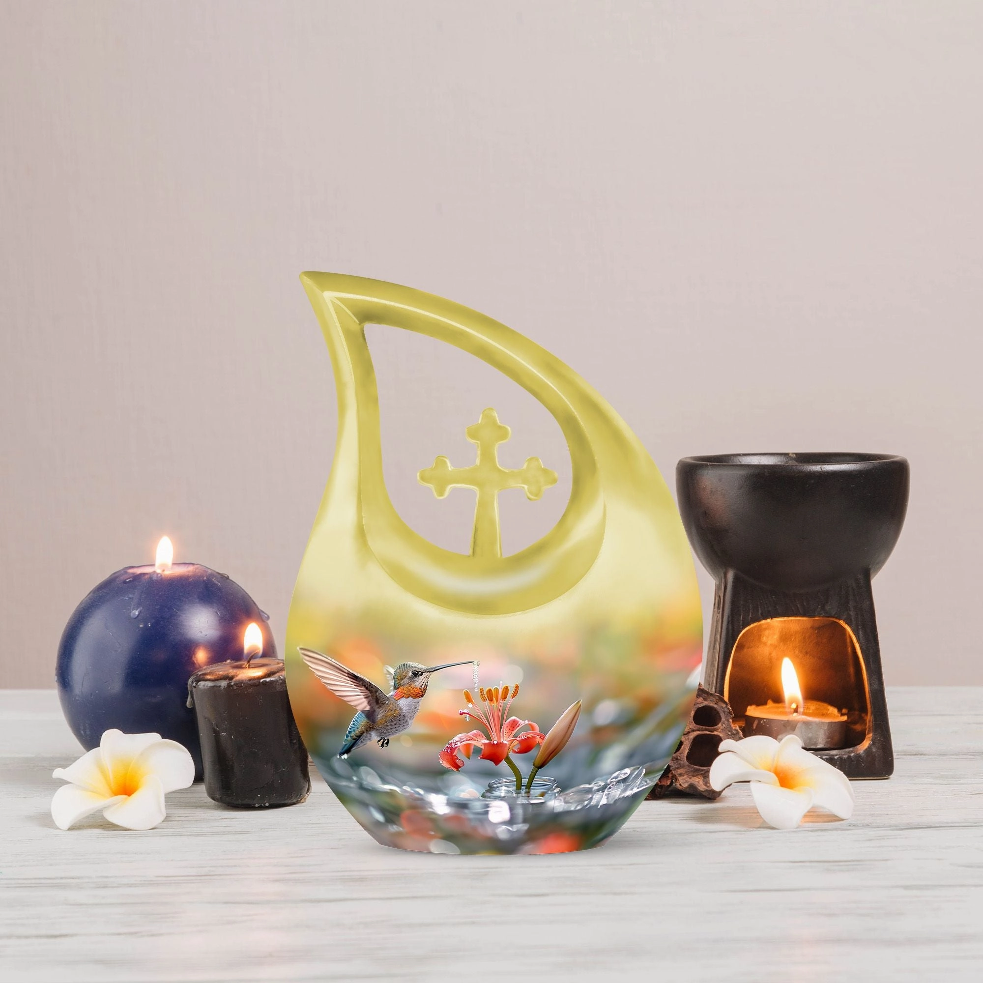 Bird Urn : Container For Cremated Adult Human Ashes