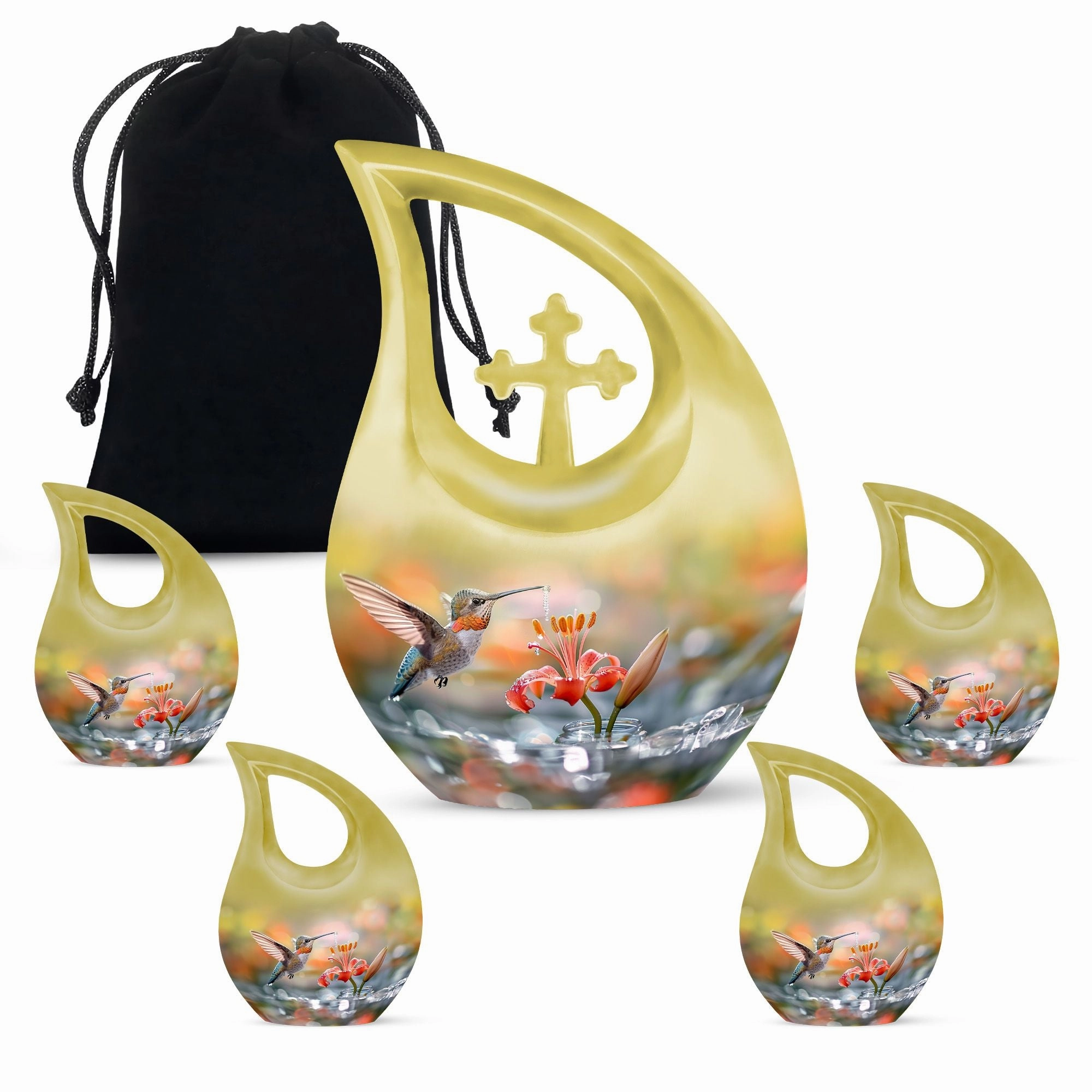 Bird Urn : Container For Cremated Adult Human Ashes