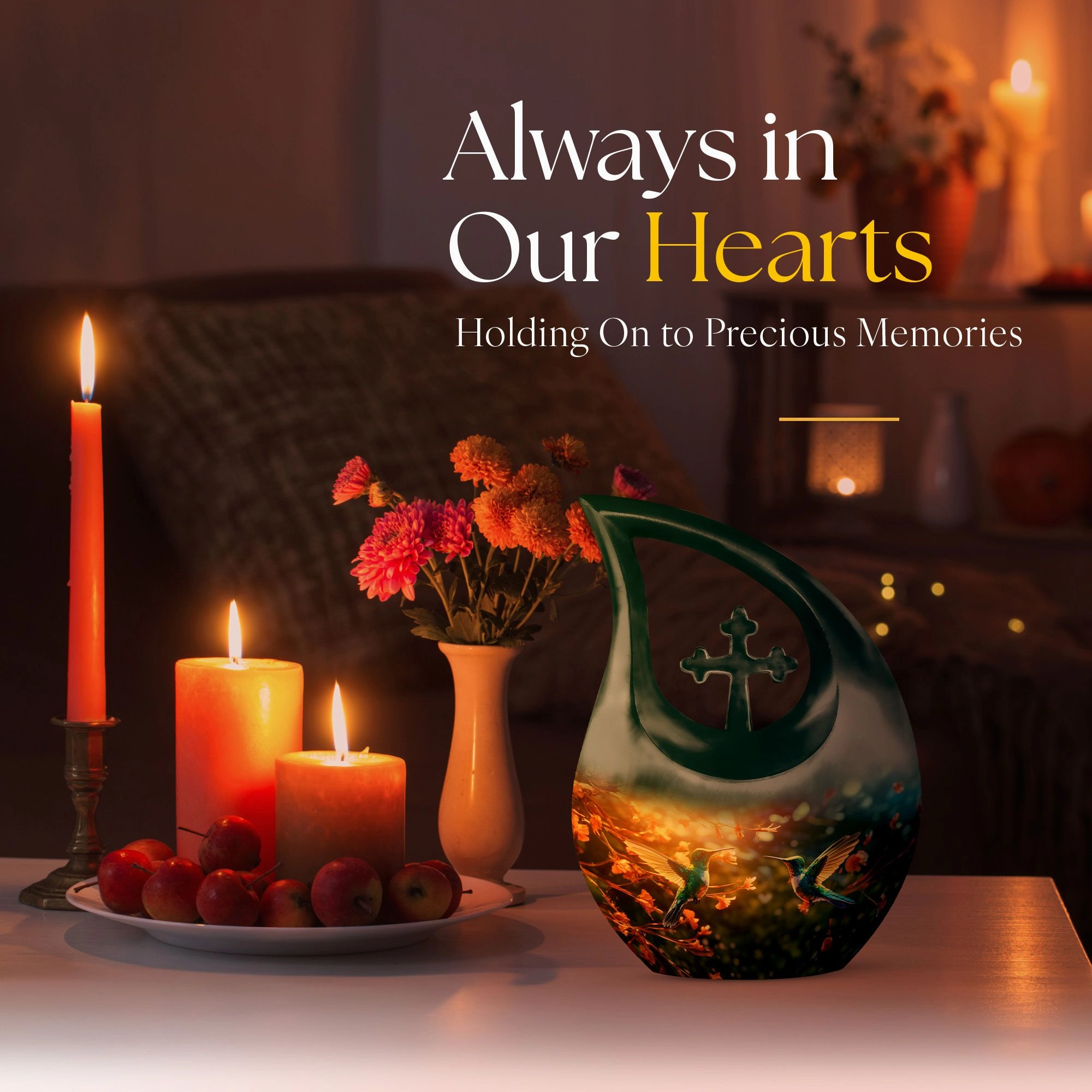 Bird Urn - Container For Cremated Adult Human Ashes