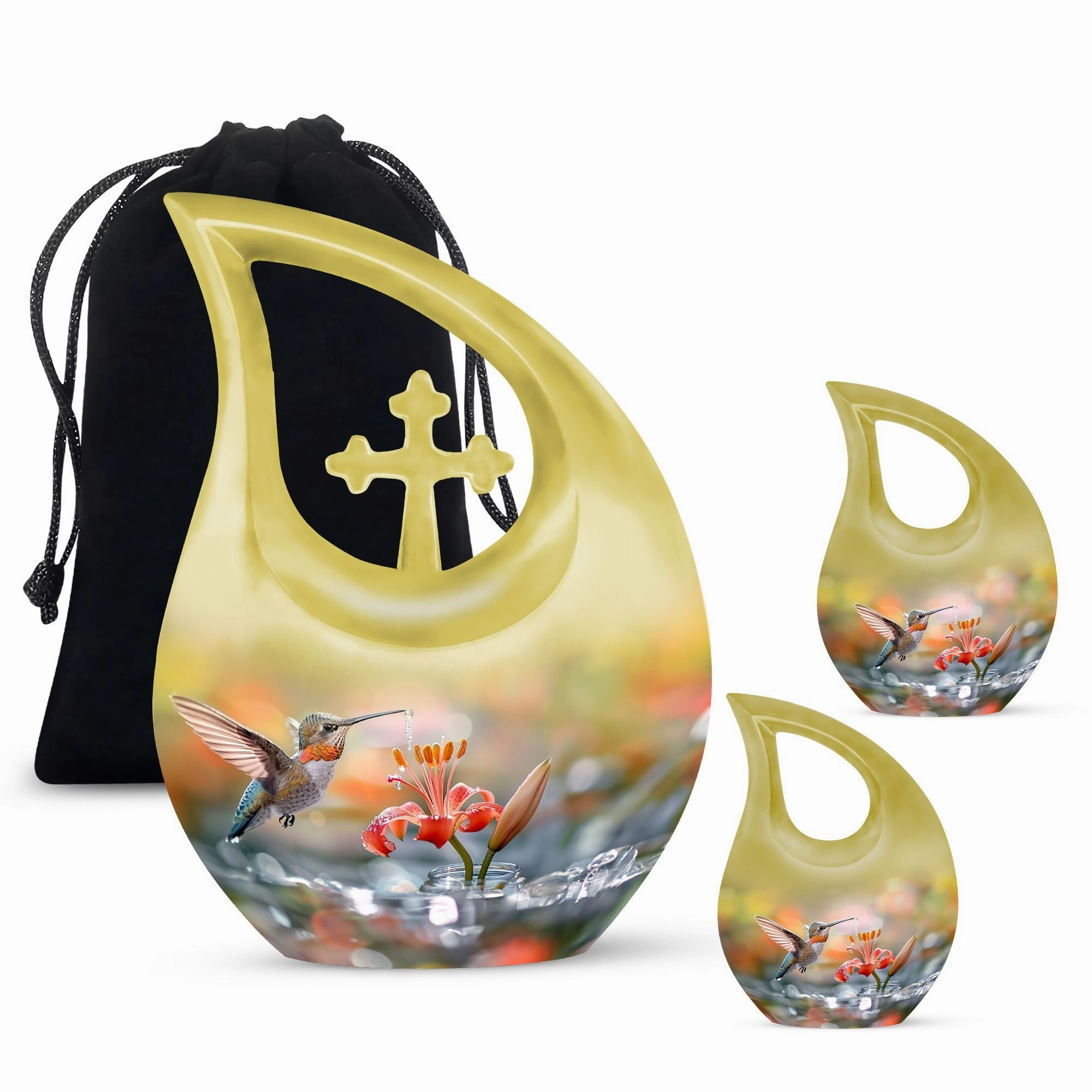 Bird Urn : Container For Cremated Adult Human Ashes