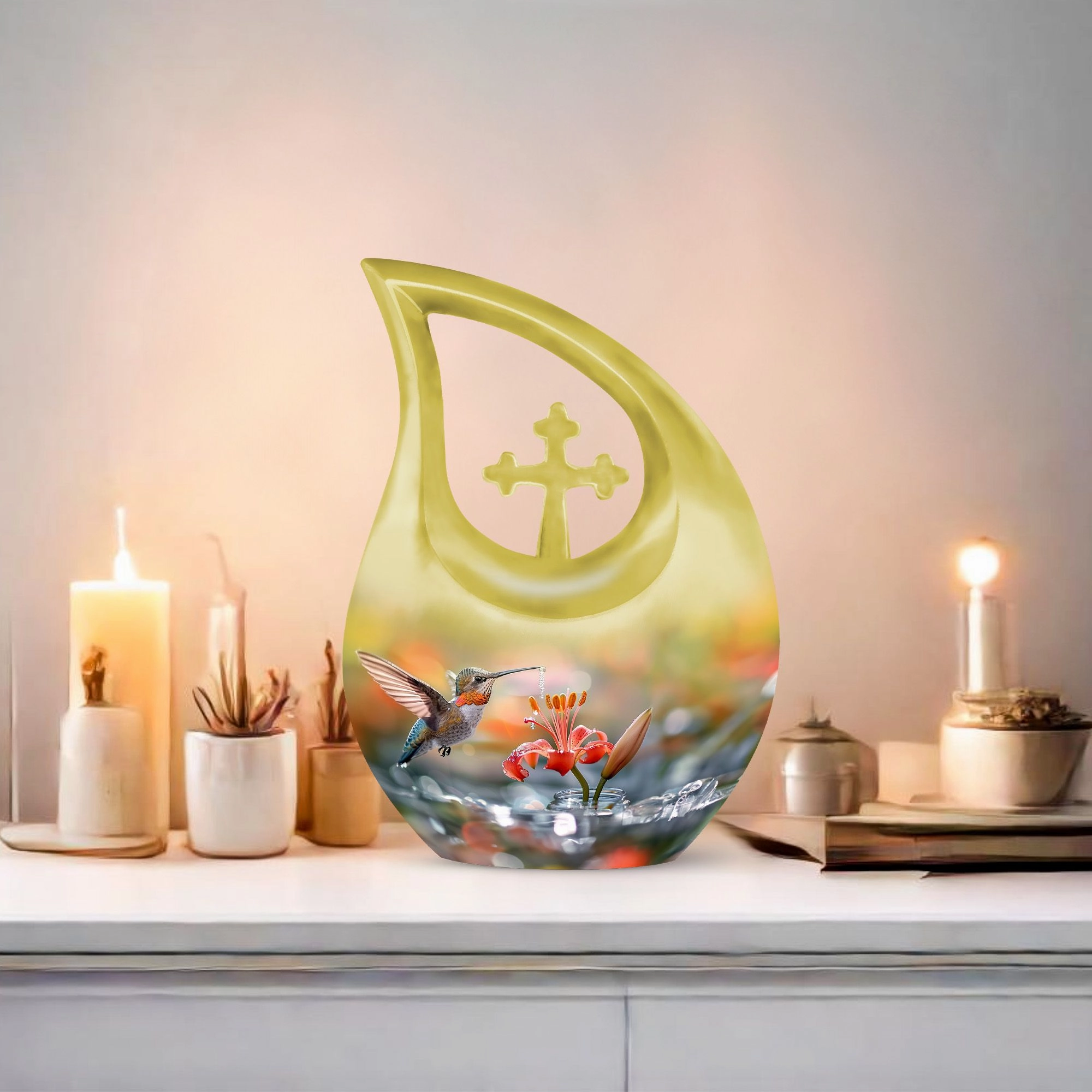 Bird Urn : Container For Cremated Adult Human Ashes