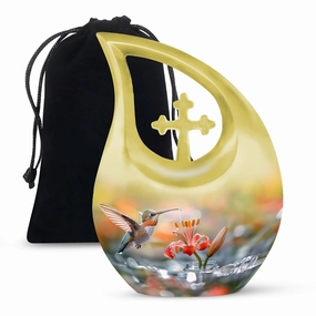 Bird Urn : Container For Cremated Adult Human Ashes