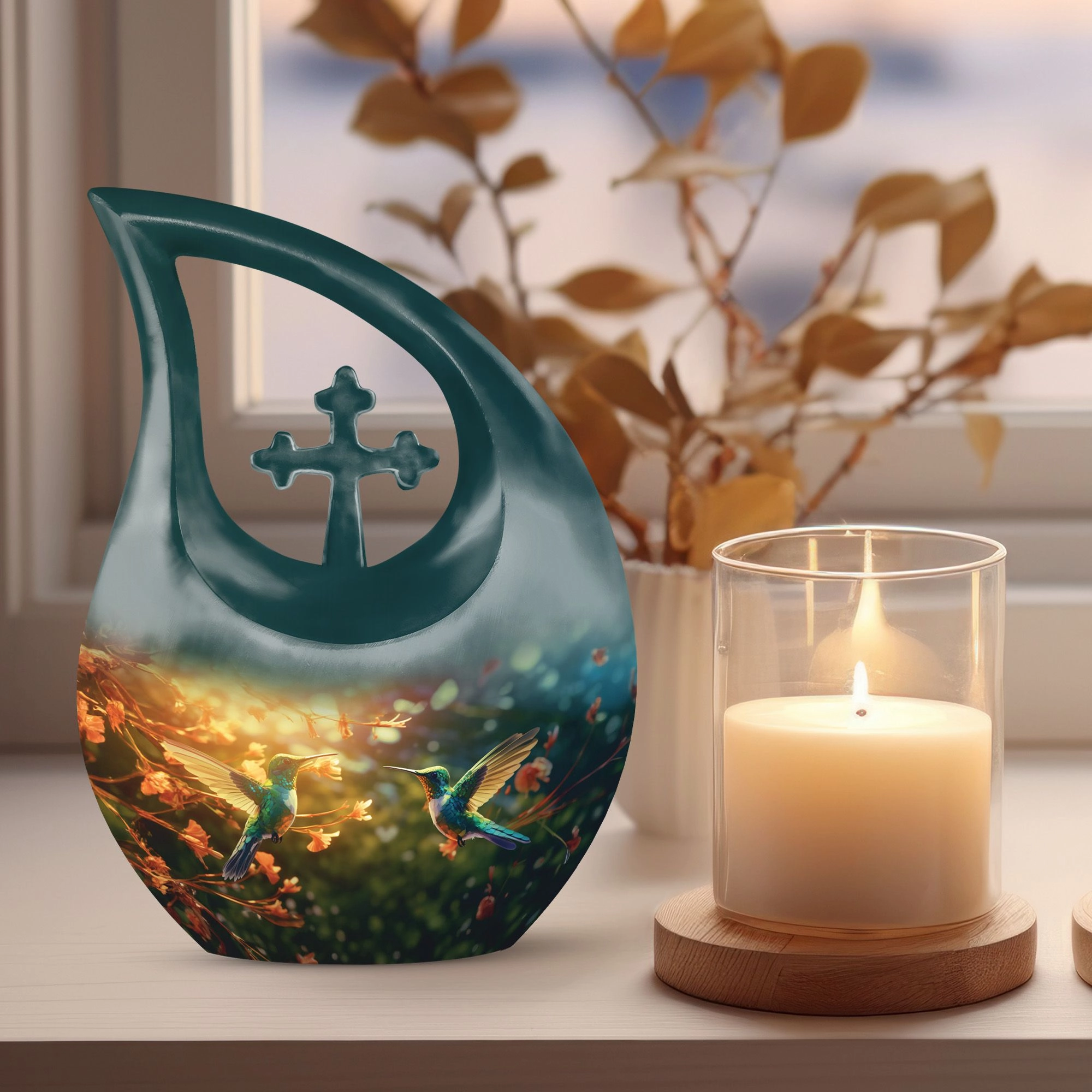Bird Urn - Container For Cremated Adult Human Ashes