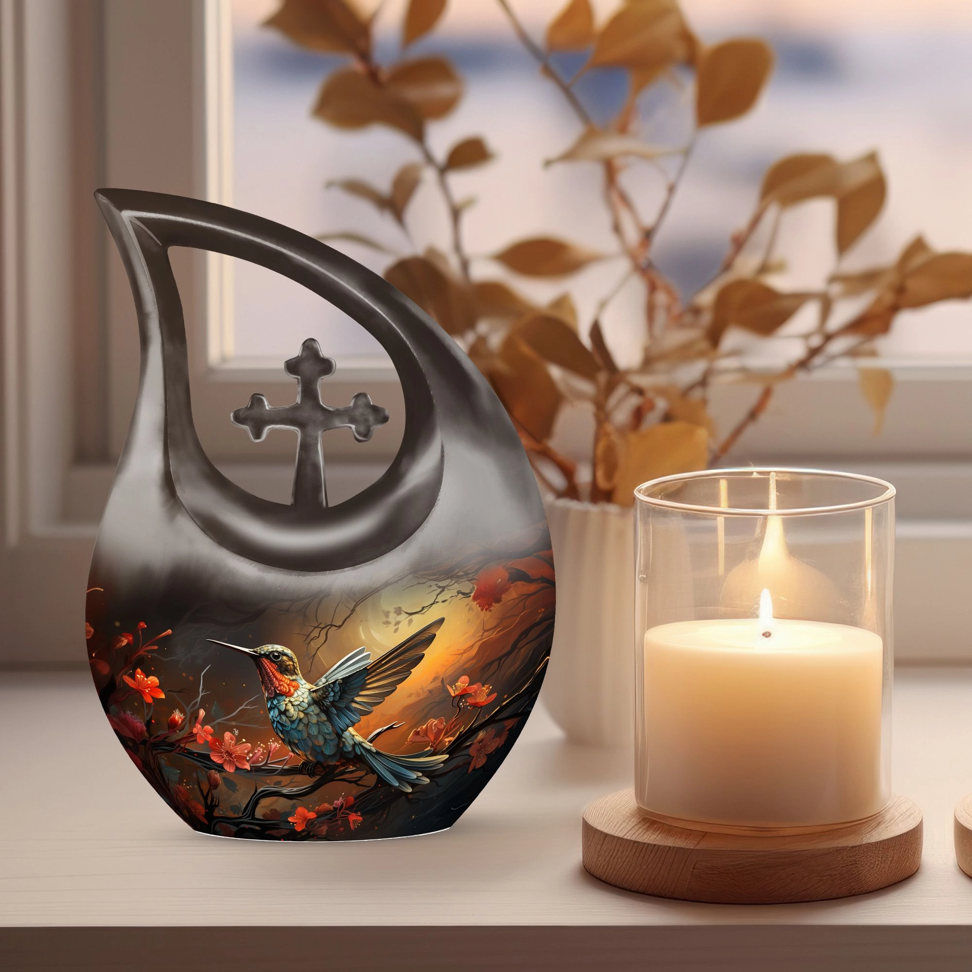 Bird Urn - Container For Cremated Adult Human Ashes