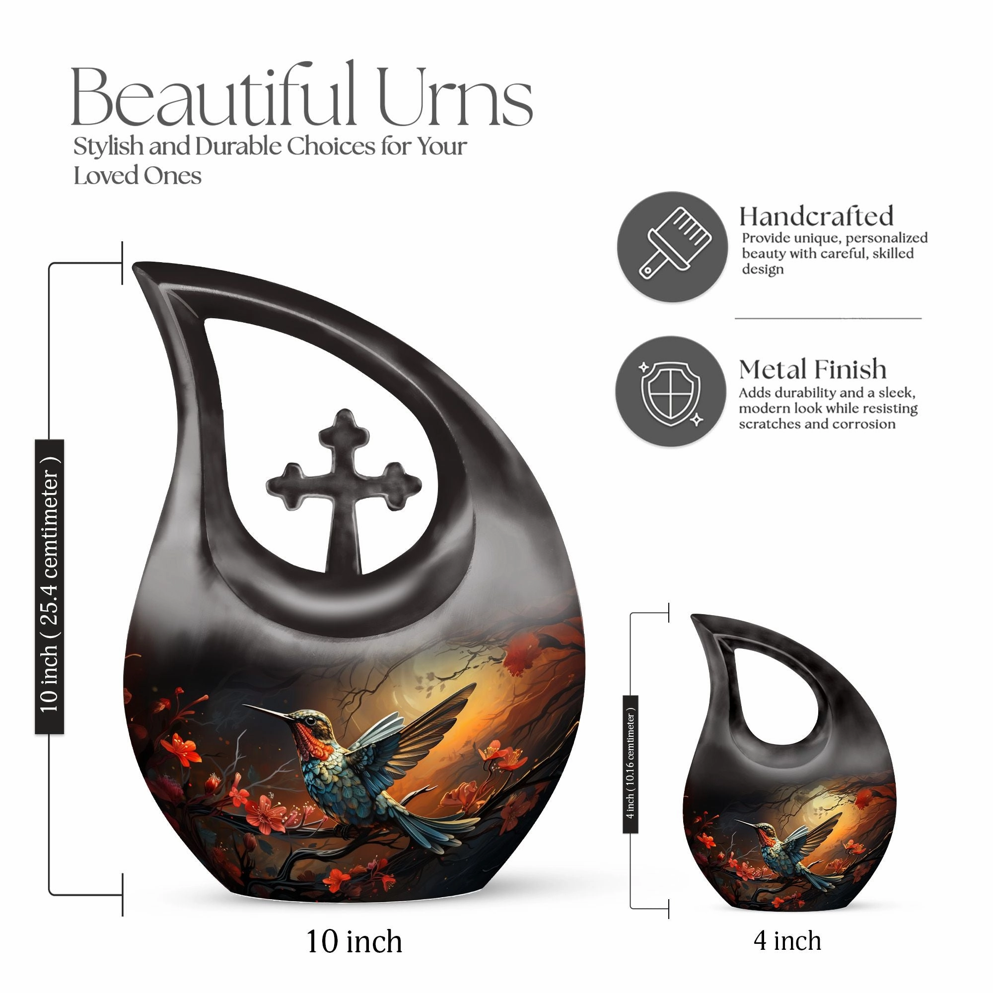 Bird Urn - Container For Cremated Adult Human Ashes