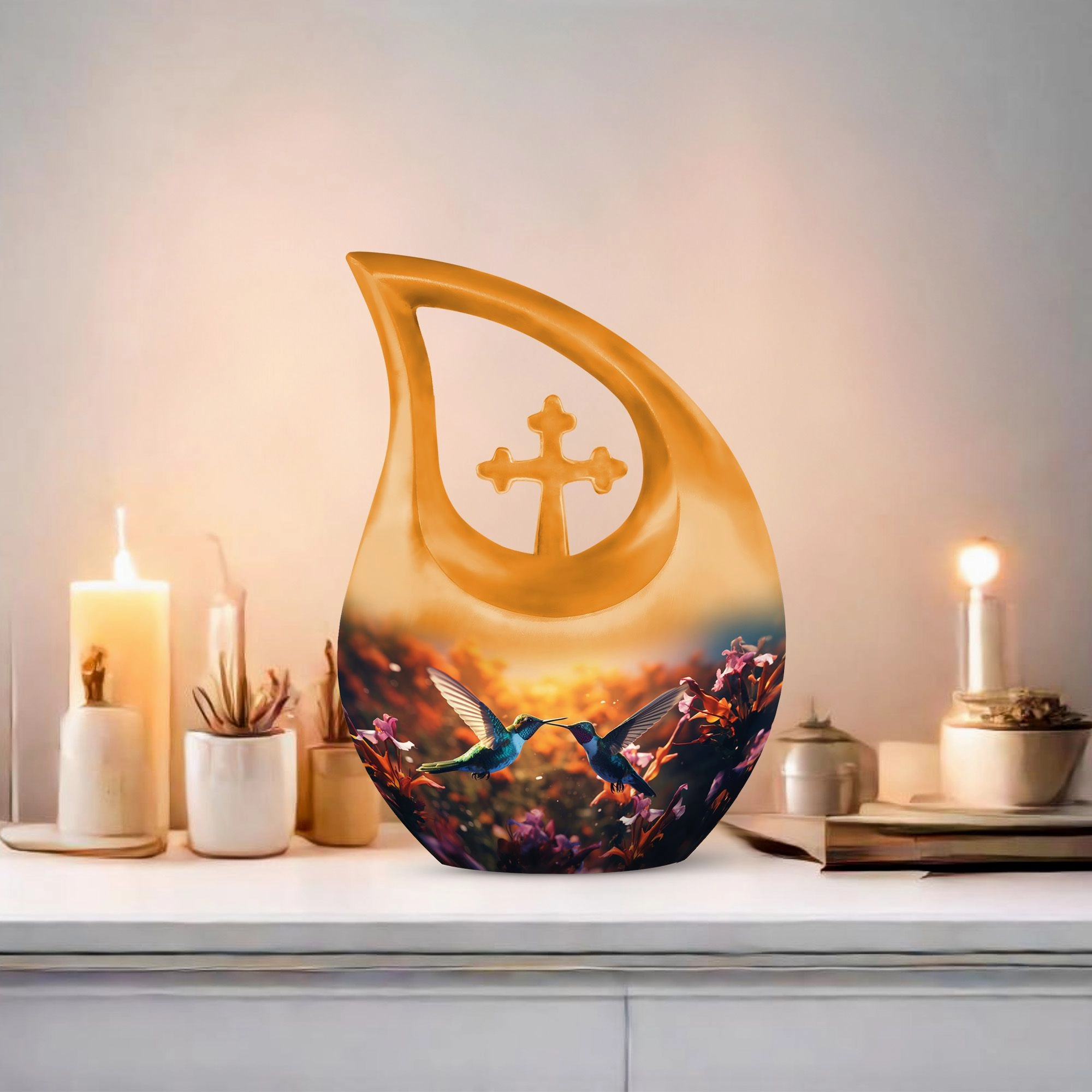 Bird Urn: Container For Cremated Adult Human Ashes
