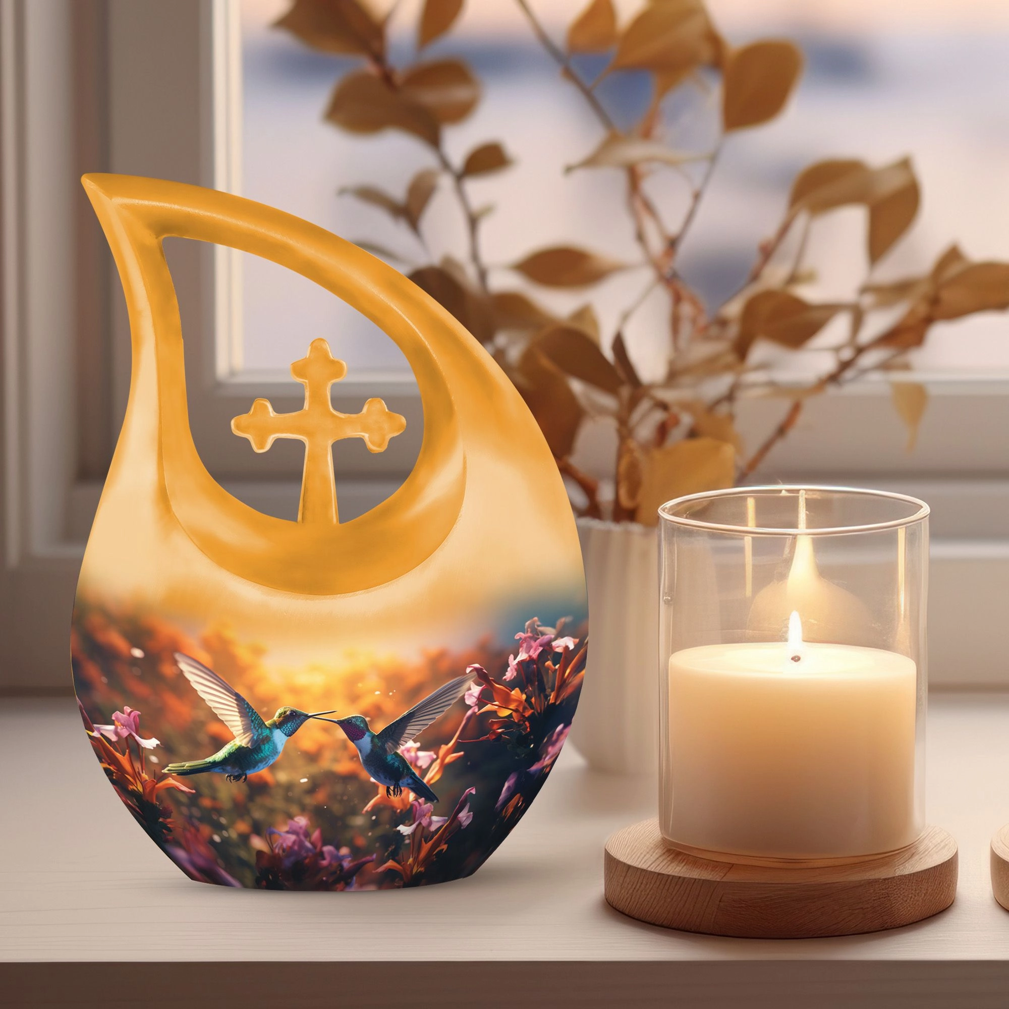 Bird Urn: Container For Cremated Adult Human Ashes